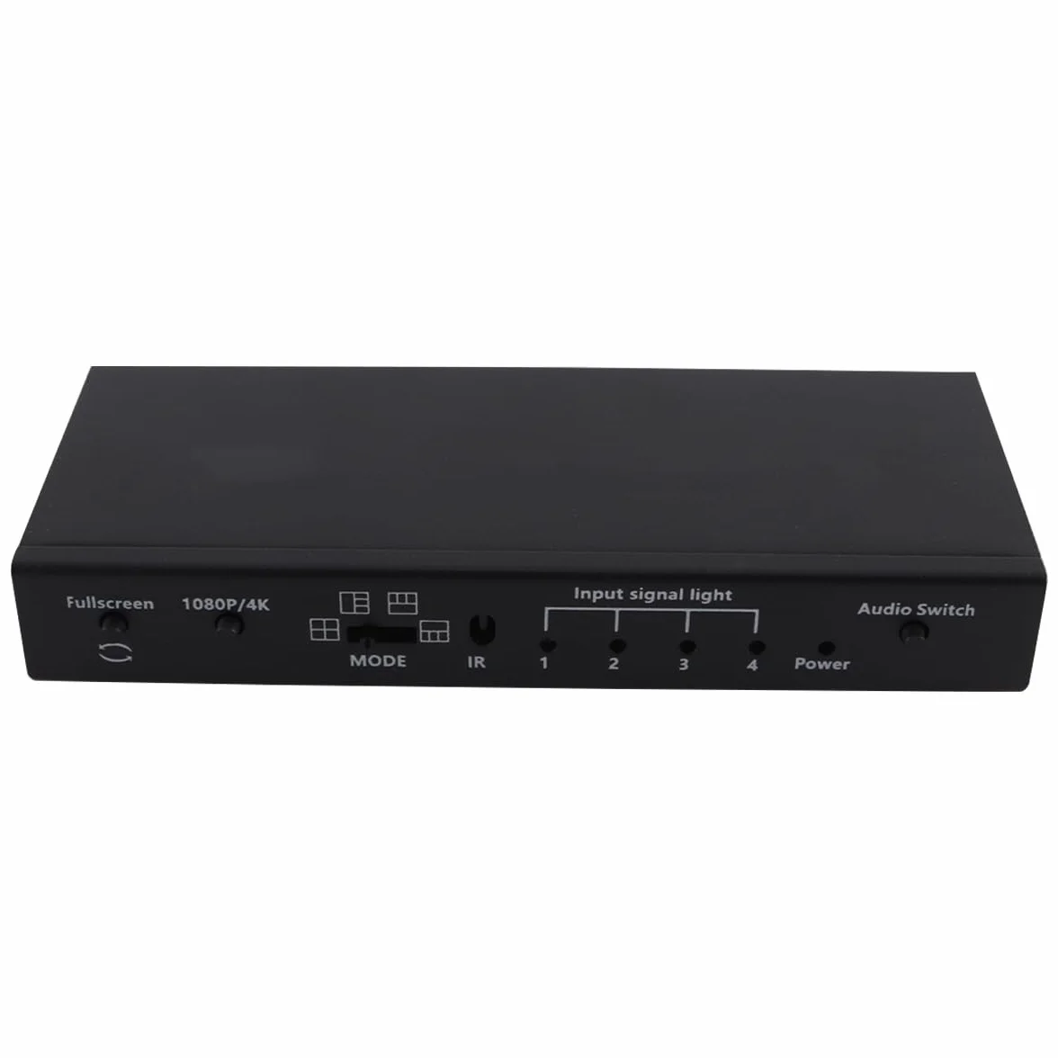 Przełącznik HDMI Multiviewer 4x1 4K, płynny przełącznik, 4 wejścia i 1 wyjście, z pilotem na podczerwień, obsługuje rozdzielczość 4K Full HD i 5 trybów wyświetlania