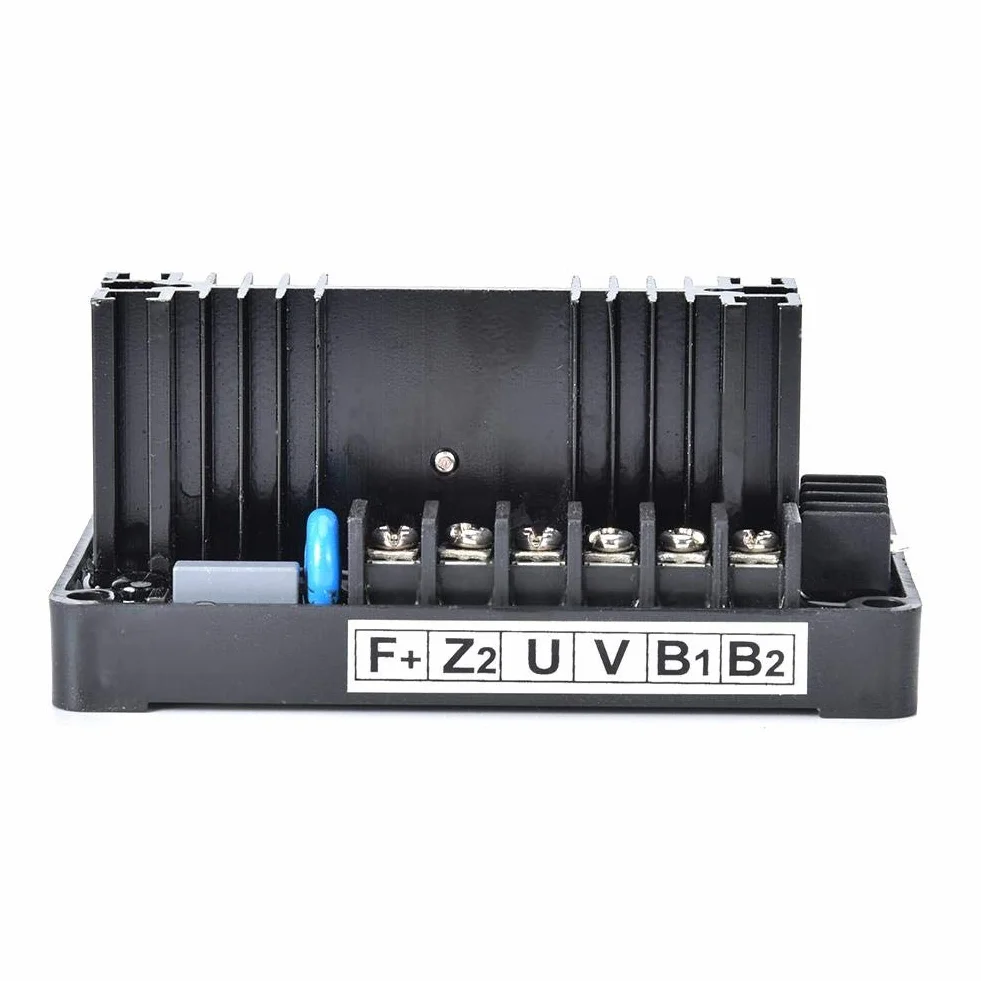 Regulator napięcia, automatyczny regulator napięcia AVR 15A GB-120 380/400 VAC do 3-fazowego generatora szczotek węglowych ze schematem połączeń