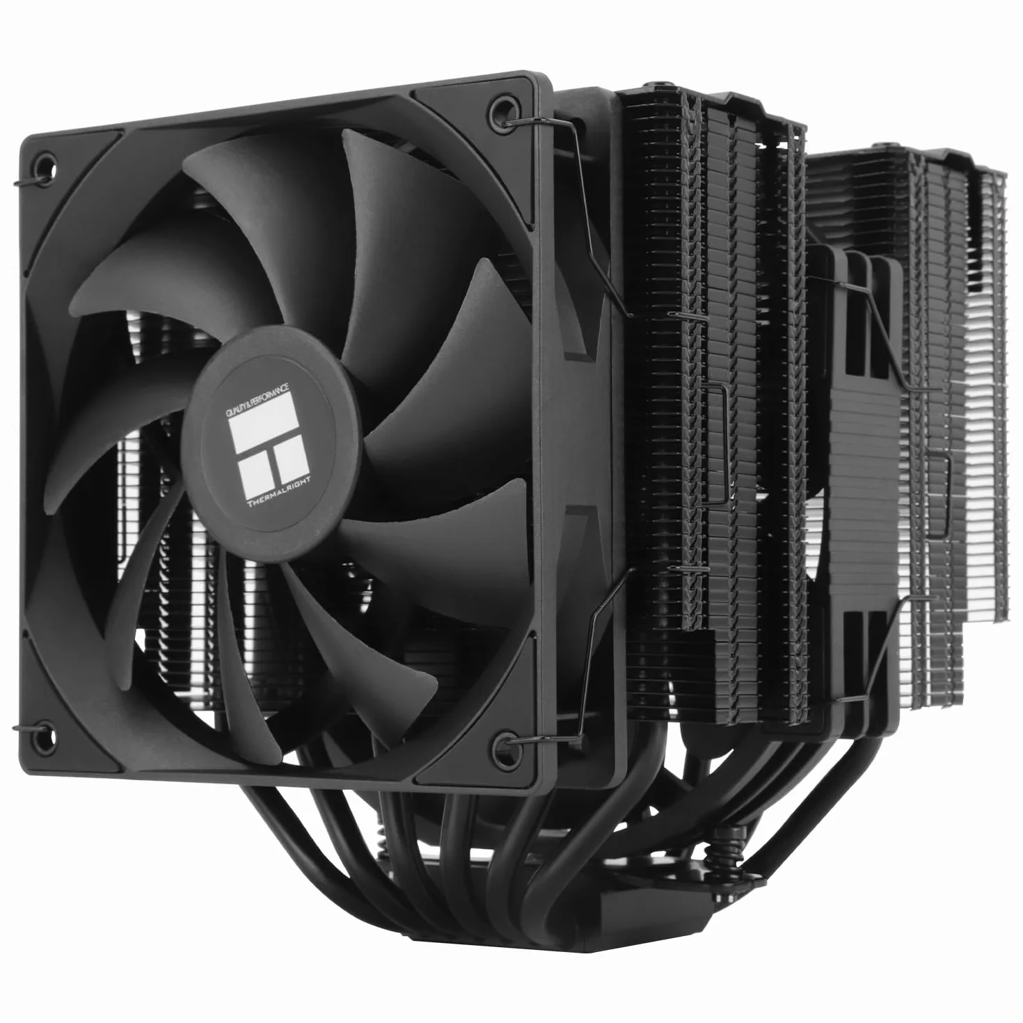 Thermalright TR Peerless Assassin 140 Black CPU chłodnica powietrza, 6 radiatorów Heatpipes Dual Towers, podwójny wentylator PWM o prędkości 1500 obr./min, chłodzenie procesora do komputera