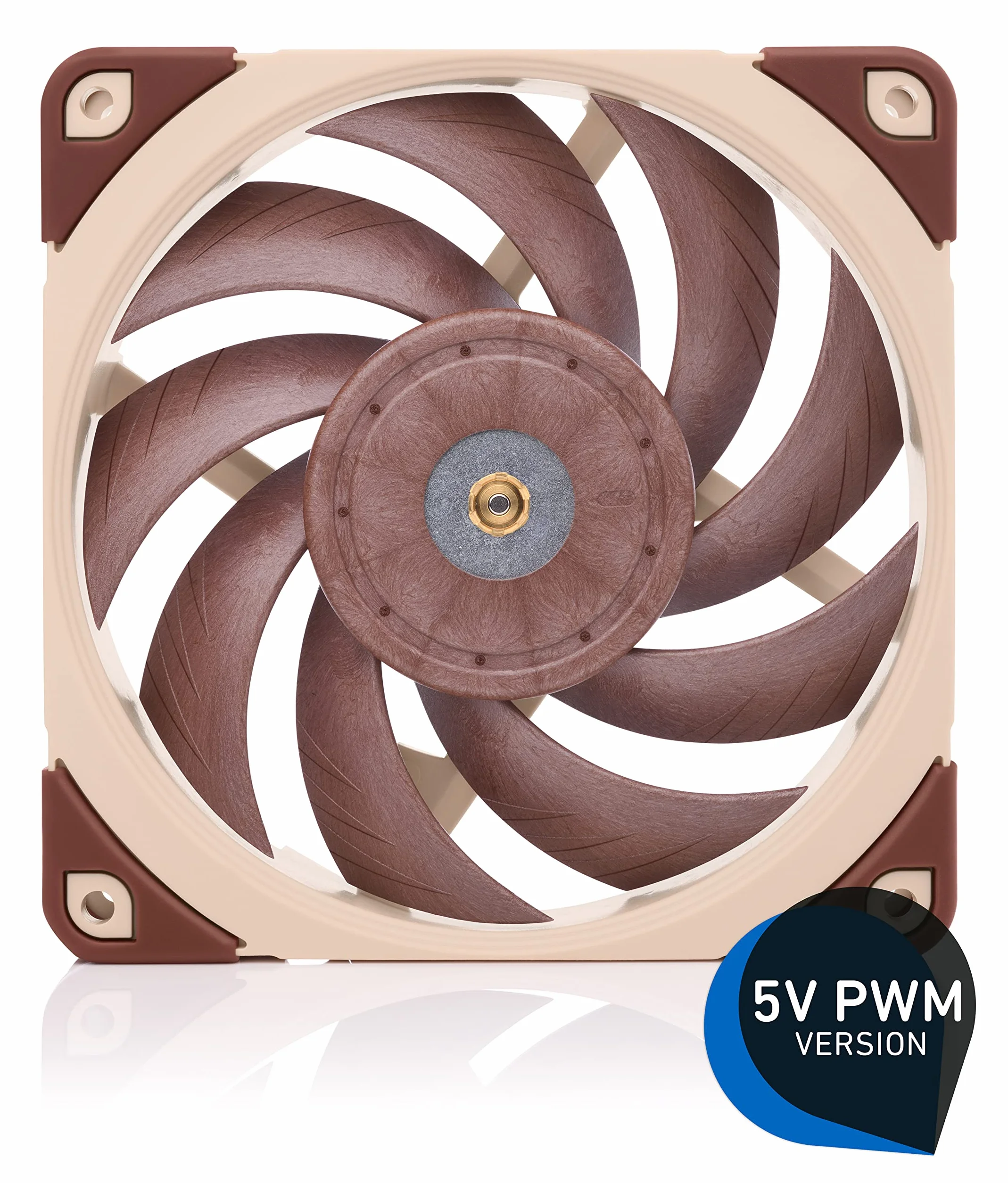 Noctua NF-A12x25 5V PWM 4-Pinowy Cichy Wentylator 120 mm Brązowy