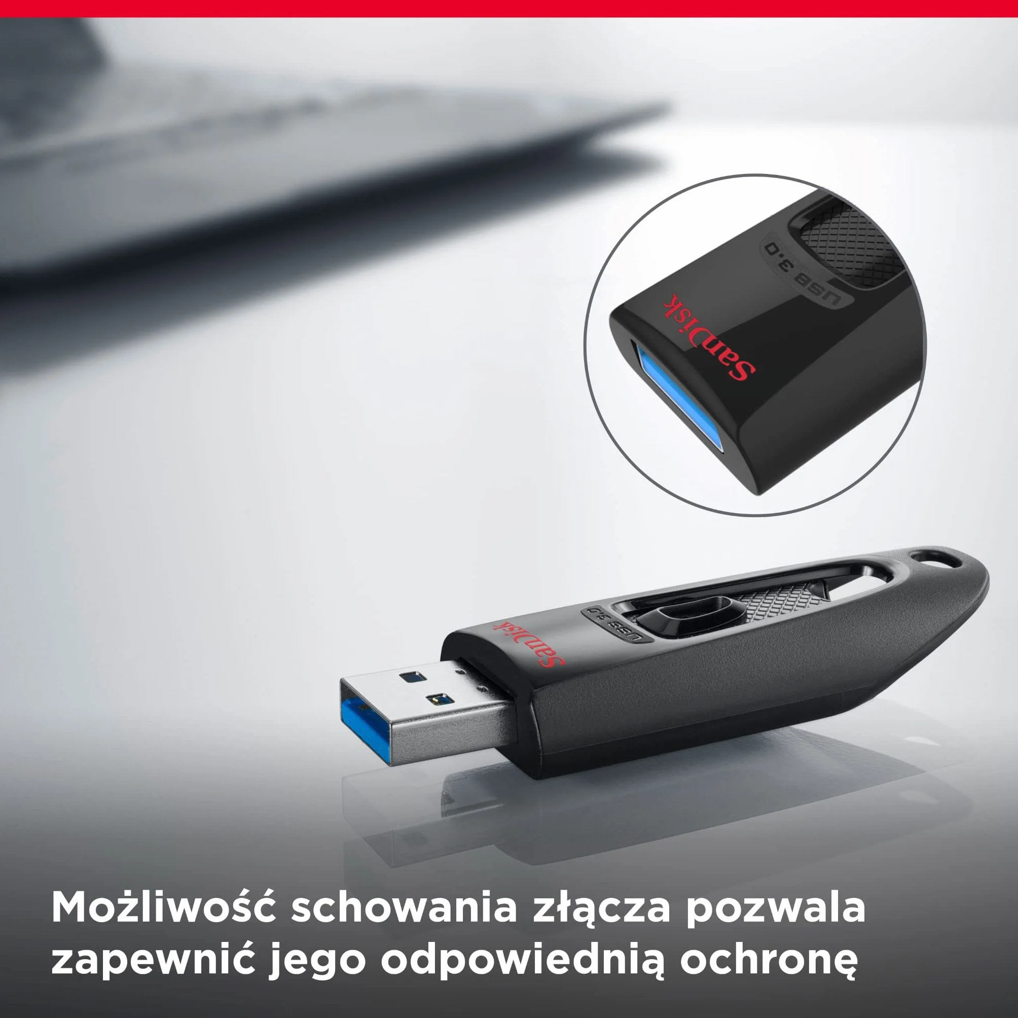 SanDisk Ultra Pamięć USB SDCZ48-032G-GAM46T 32 GB, Czarny