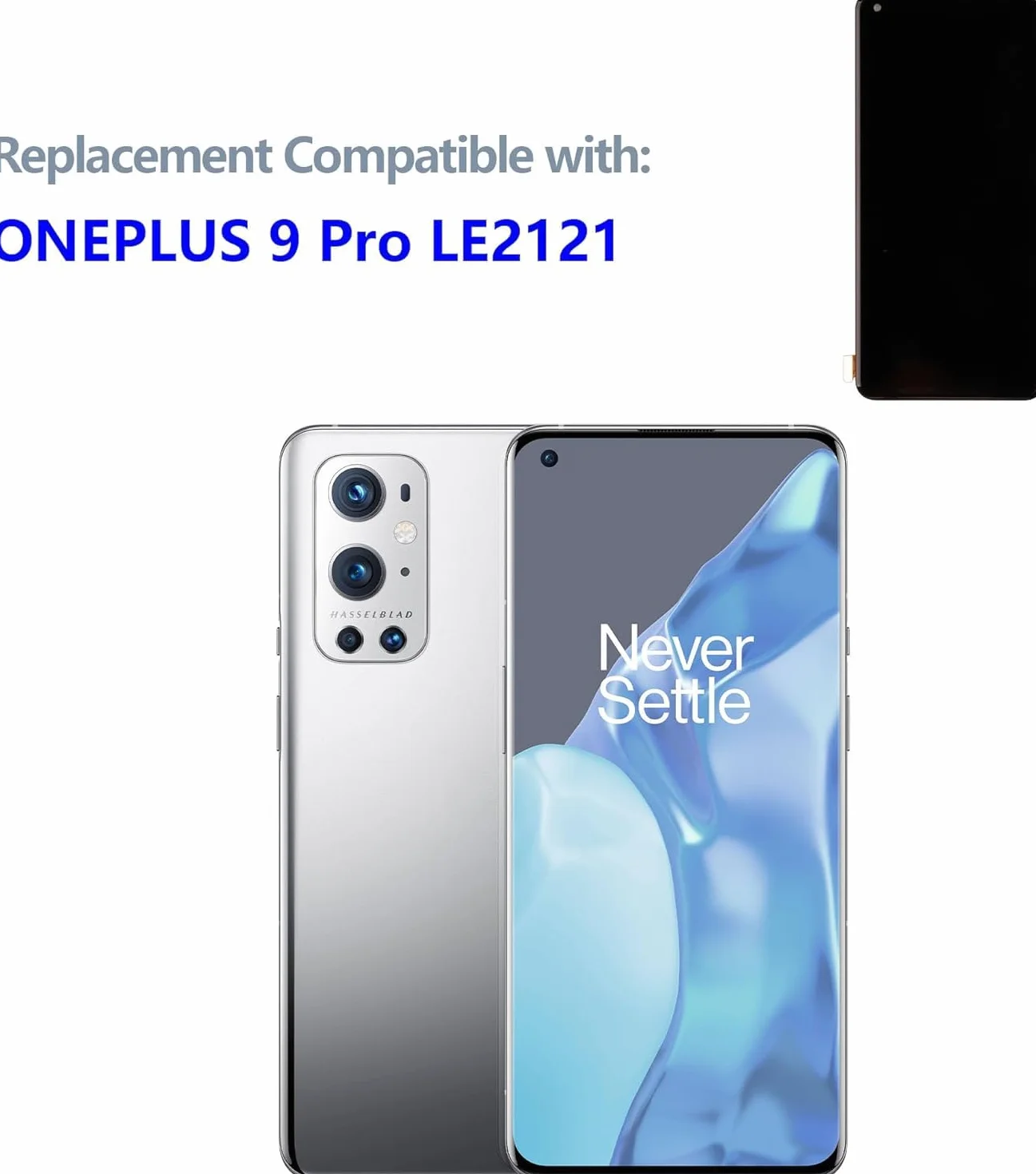 Nowy TFT LCD Touch Screen Digitizer montaż do Oneplus 9 Pro LE2121, LE2125, LE2123 seria LCD wyświetlacz dotykowy digitizer z ulepszonym zestawem narzędzi naprawczych bez funkcji odcisków palców