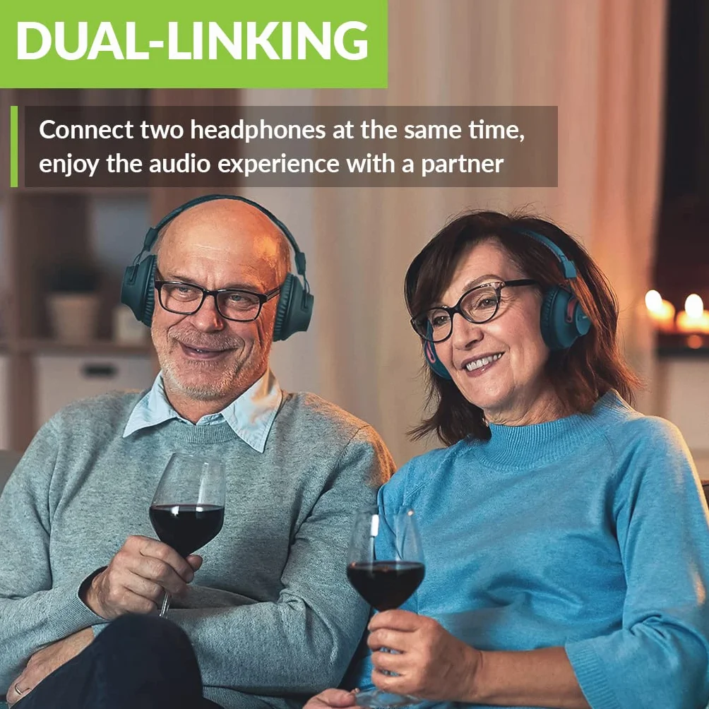 Avantree Audikast Plus - nadajnik audio Bluetooth 5.3 do telewizora ze zwiększoną głośnością optyczną, niskim opóźnieniem i adaptacją aptX, rozszerzonym zasięgiem 30 metrów, podwójnym łączem
