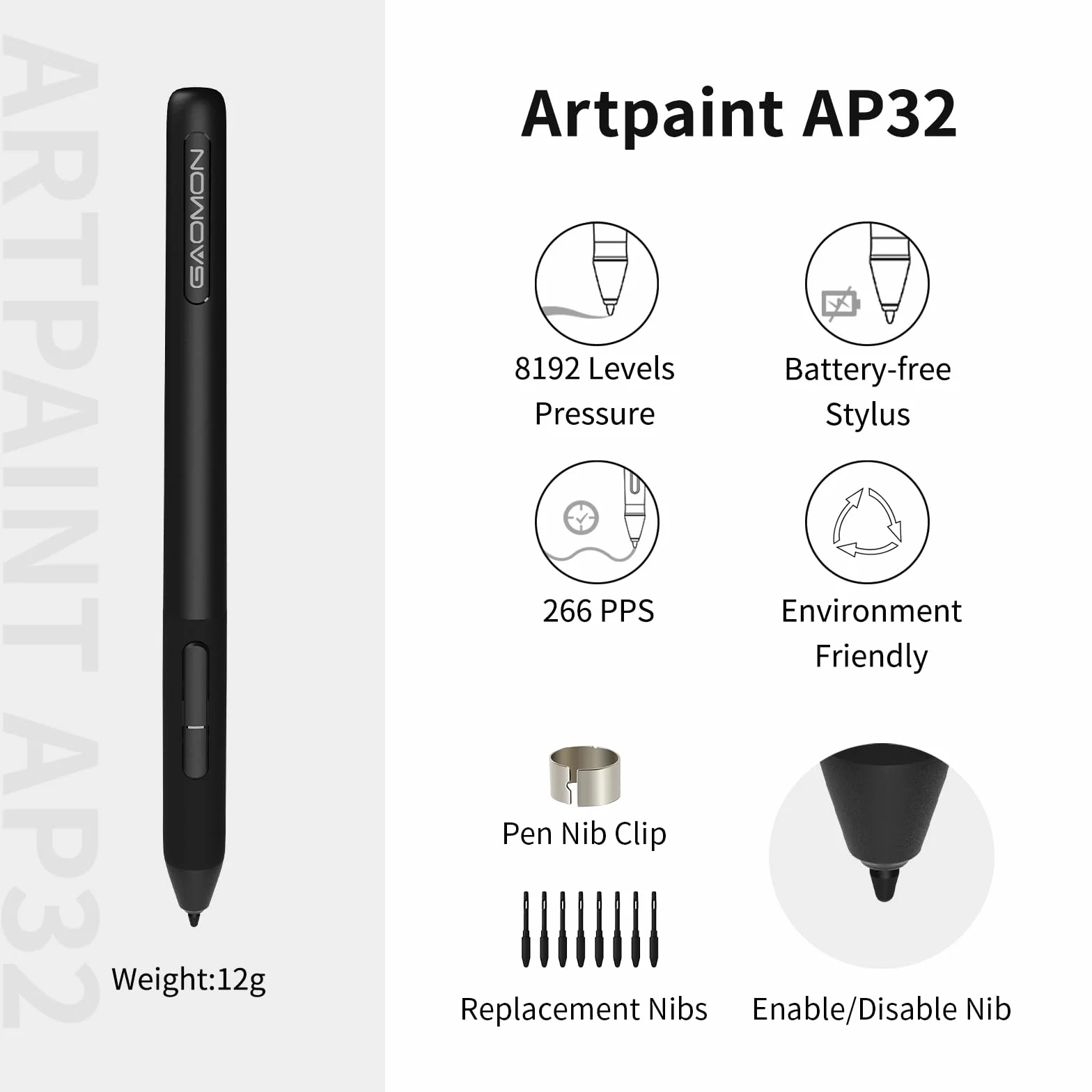 GAOMON S620 6,5 x 10 cm tablet długopis 8192 poziomów nacisku tablet graficzny z 4 kluczami ekspresowymi i bezbateryjnym pióro do rysowania i grania w OSU
