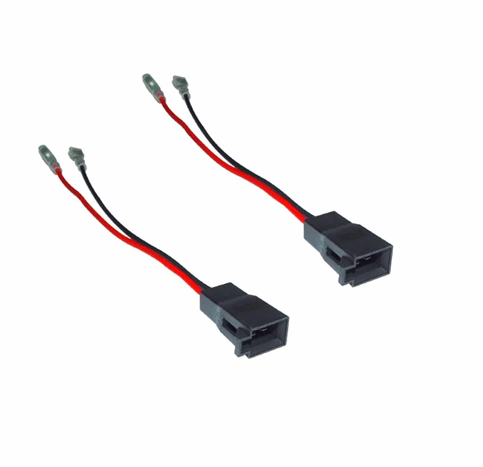 Audioproject A202-2 sztuki adapterów do głośników samochodowych zestaw kompatybilny z Audi Dacia Citroen Peugeot Opel Renault Seat Skoda Volvo VW na wtyk DIN