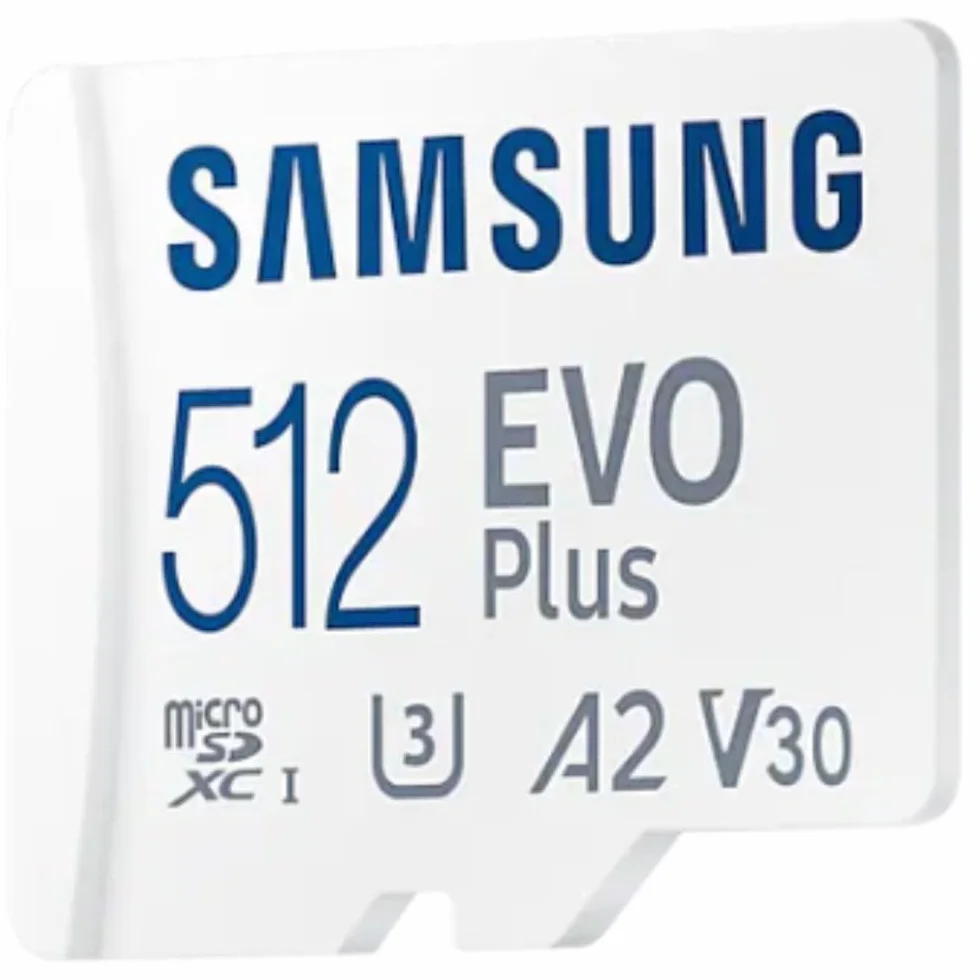Samsung Evo Plus karta pamięci microSD SDXC U3 klasa 10 A2 130 MB/s z adapterem SD 2021 (512 GB)
