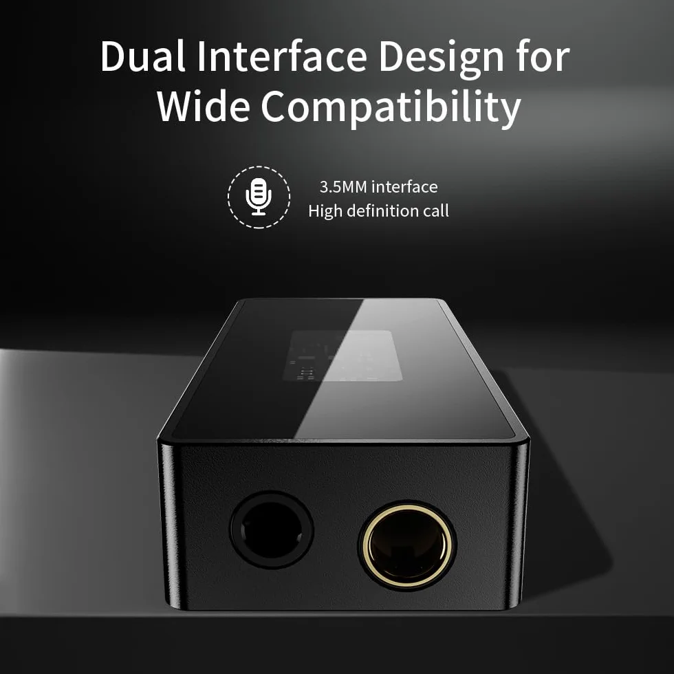 LEAUDIO TRN Black Pearl Przenośny cyfrowy dekoder audio Hi-Fi 3,5+4,4 wyjście podwójny CS43131 PCM 384 kHz 32-bitowy DSD256 DAC wzmacniacz słuchawkowy