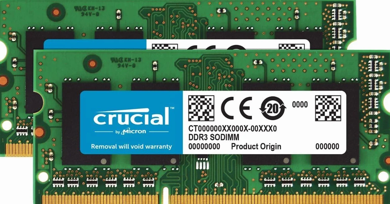 Crucial RAM CT2KIT102464BF160B 16GB Kit (2x8GB) DDR3 1600 MHz CL11 zestaw pamięci do laptopa