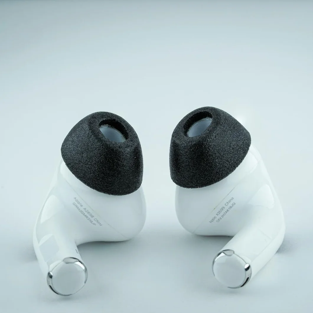 Comply TrueGrip MAX Memory Foam wymienne zatyczki do Apple AirPods Pro 1 i 2 generacji czarne rozmiar L 3 pary