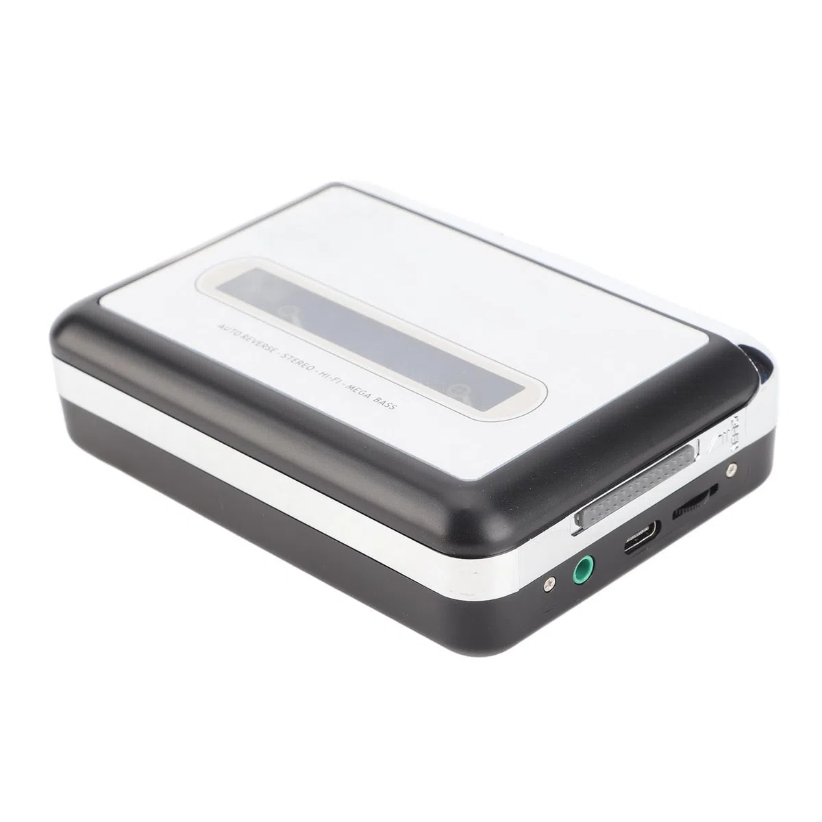 Kadimendium Konwerter Kasety Magnetofonowej USB na Komputer PC MP3 Switcher Converter + Plug and Play + Wyjście + Słuchawki, do Konwersji Kasety na Odtwarzacz Muzyczny MP3, Zasilany Przez USB, Nie
