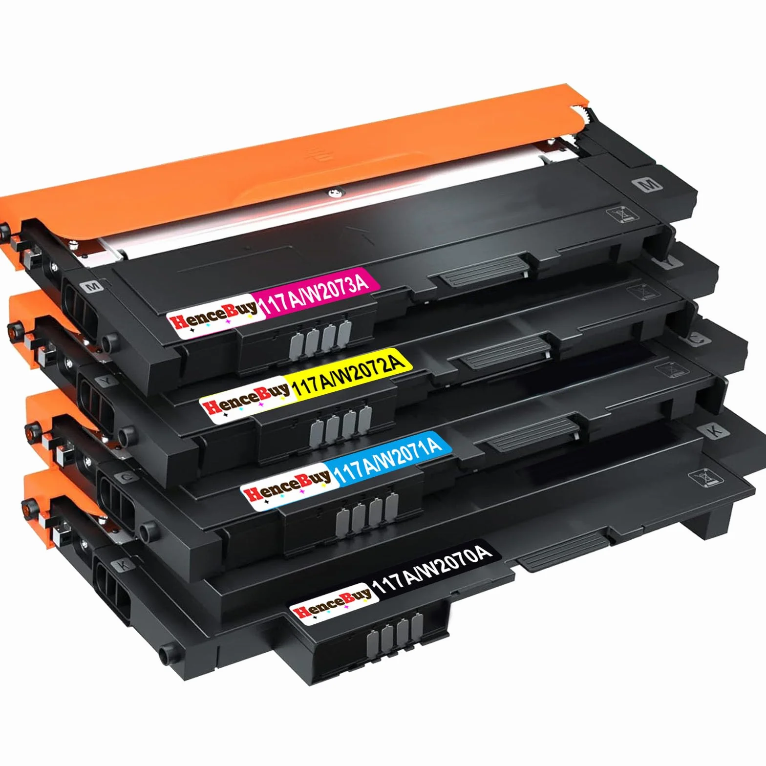 Zestaw tonerów 117A zamiennik do HP 117A W2070A toner kompatybilny z HP Color Laser MFP 179fwg 179fnw 178nw 178nwg 178 179 150 nw 150a 150 W2071A W2072A W2073A (czarny cyjan Żółty Magenta)