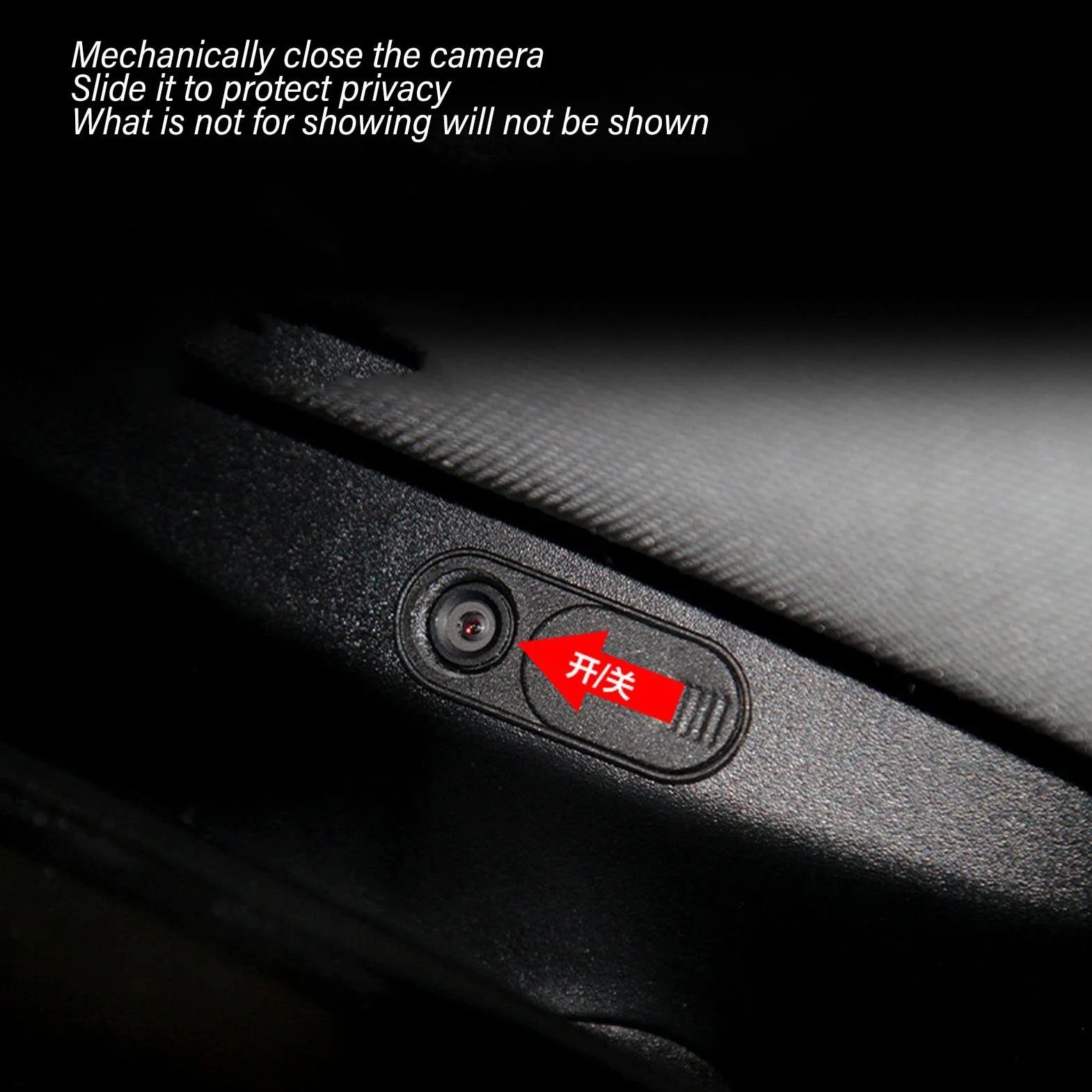 Car Camera Camera Cover, Ultra Cienka pokrywka kamery internetowej do laptopa, szkiełko z kamery laptopa, cienka czarna kamera ABS Blocker Cover Camera Wymienca