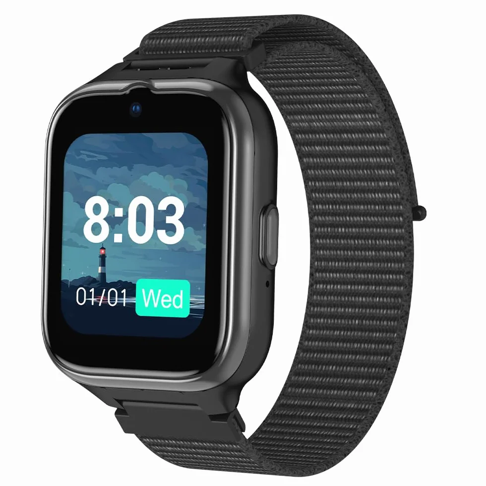 Smartwatch myPhone CareWatch LTE, lokalizacja GPS dla seniorów, technologia Volte i rozmowy wideo, powiadamianie o upadku, przycisk SOS