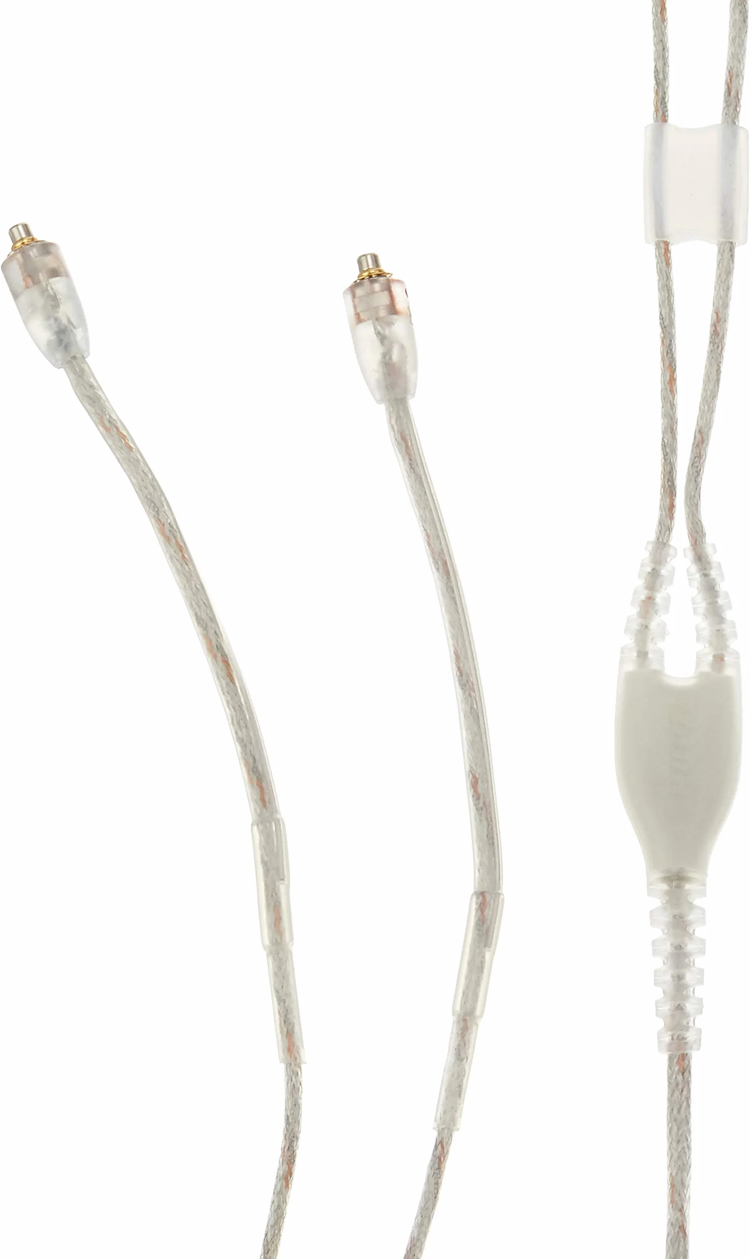 Shure EAC64BKS wzmocniony kabel zastępczy z posrebrzanymi wtyczkami MMCX SE, słuchawki, 162 cm, przezroczysty