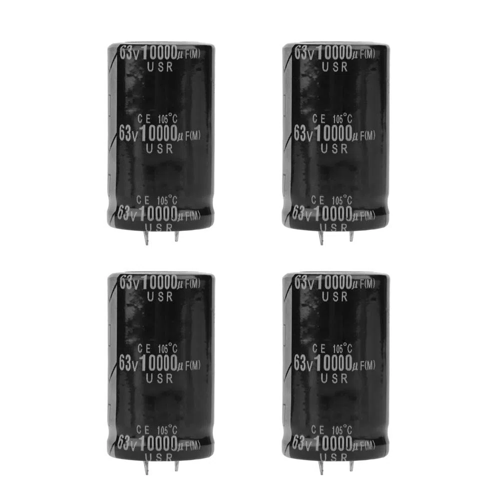 Kondensator audio, 4 sztuki kondensator elektroniczny 10000 uF 63 V kondensator audio do wzmacniacza