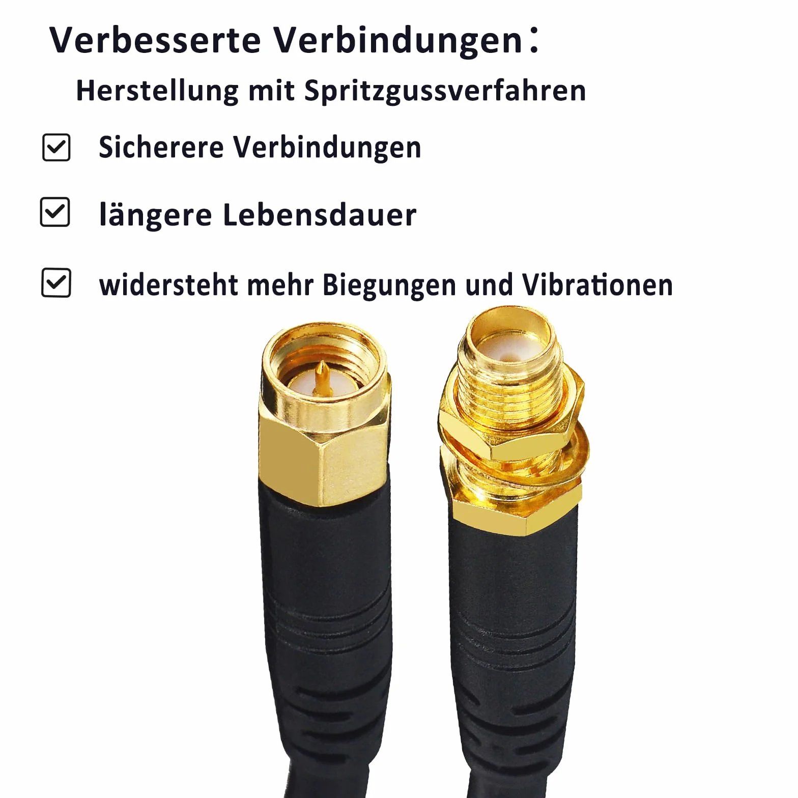 RG58/U SMA Cable 30M SMA Male to SMA Female 50 Ohm Coaxial WiFi Antenna Extension for 3G/4G/LTE/GPS/RF Radio