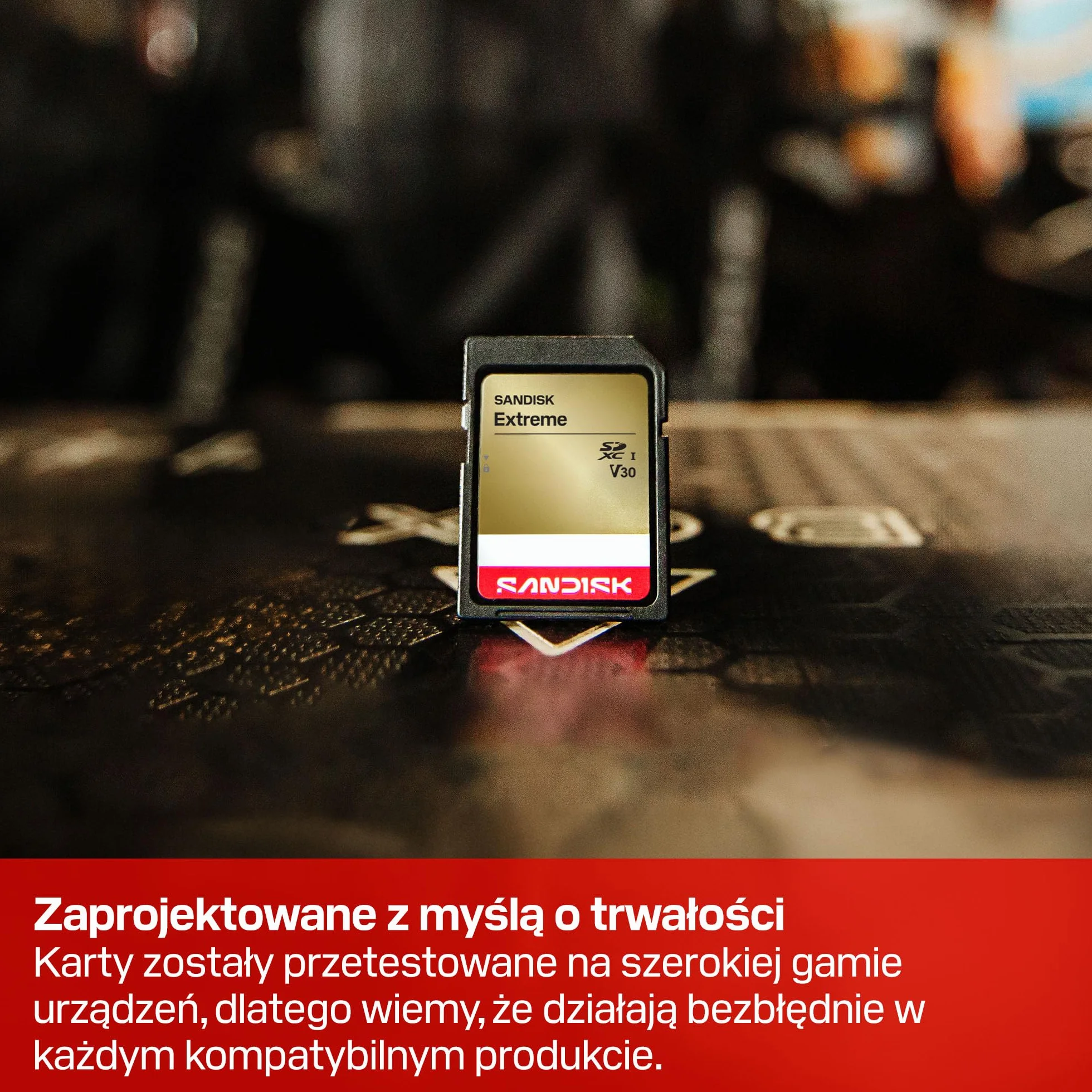 SANDISK Extreme Karta SD UHS-I 128 GB 230 MB/s odczyt 120 MB/s zapis 4K UHD U3 V30