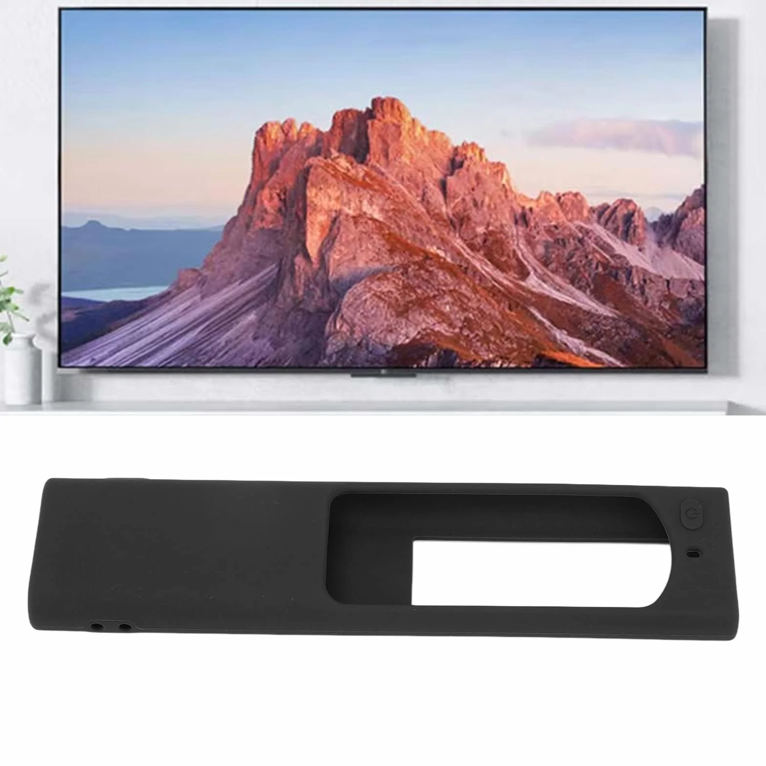 Pokrowiec na Pilota do ładowania Słonecznego Zmywalny Futerał Ochronny Odporny na Wstrząsy Miękki Pokrowiec Ochronny Akcesoria Telewizyjne do Telewizora Samsung BN59(1#)
