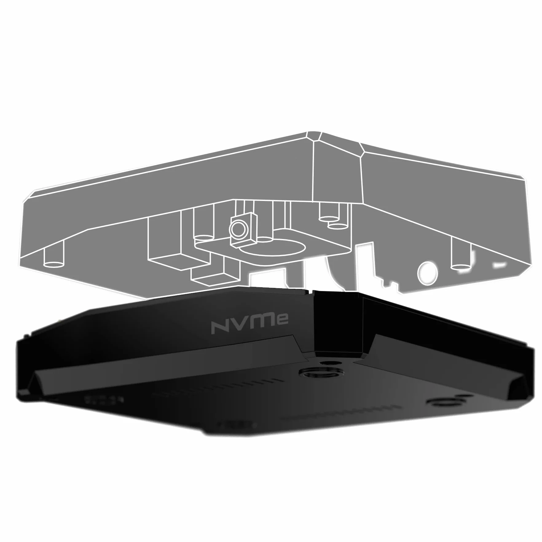 Argon ONE M.2 NVME płytka rozszerzeń do Raspberry Pi 4, M-Key NVME SSD, kompatybilna z Argon ONE V2