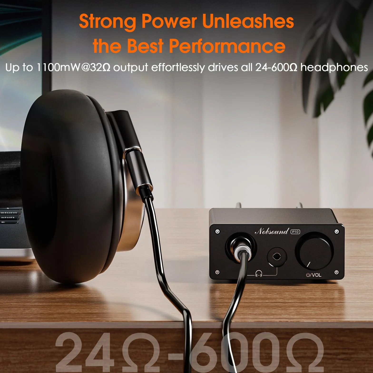 Nobsound P10 Mini wzmacniacz słuchawek HiFi Audio Stereo 24-600Ω