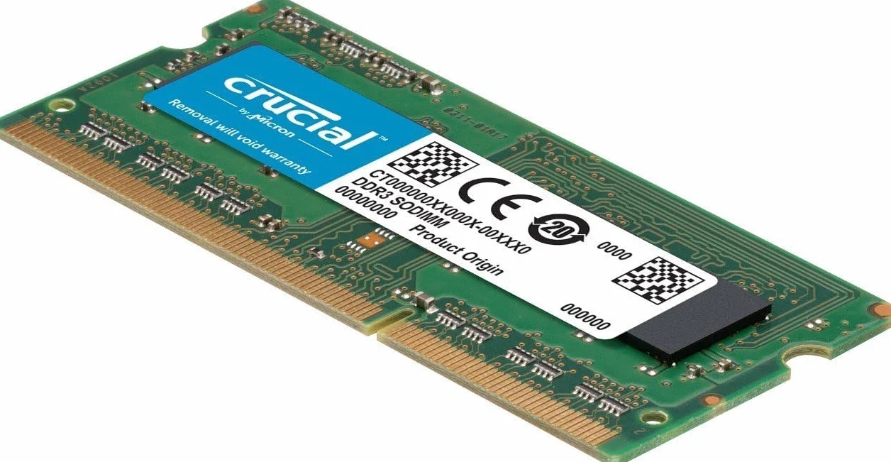SiQuell Crucial RAM CT102464BF160B 8GB DDR3 1600 MHz CL11 SODIMM Low Voltage Laptop Notebook pamięć
