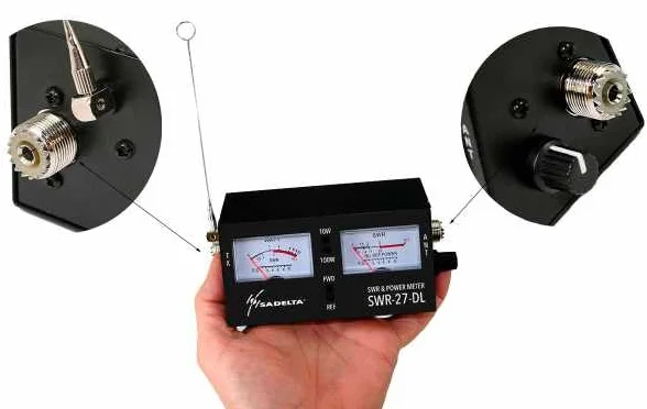 SWR-27DL miernik Roe i watymetr do CB, z 2 instrumentami… (SWR27DL)