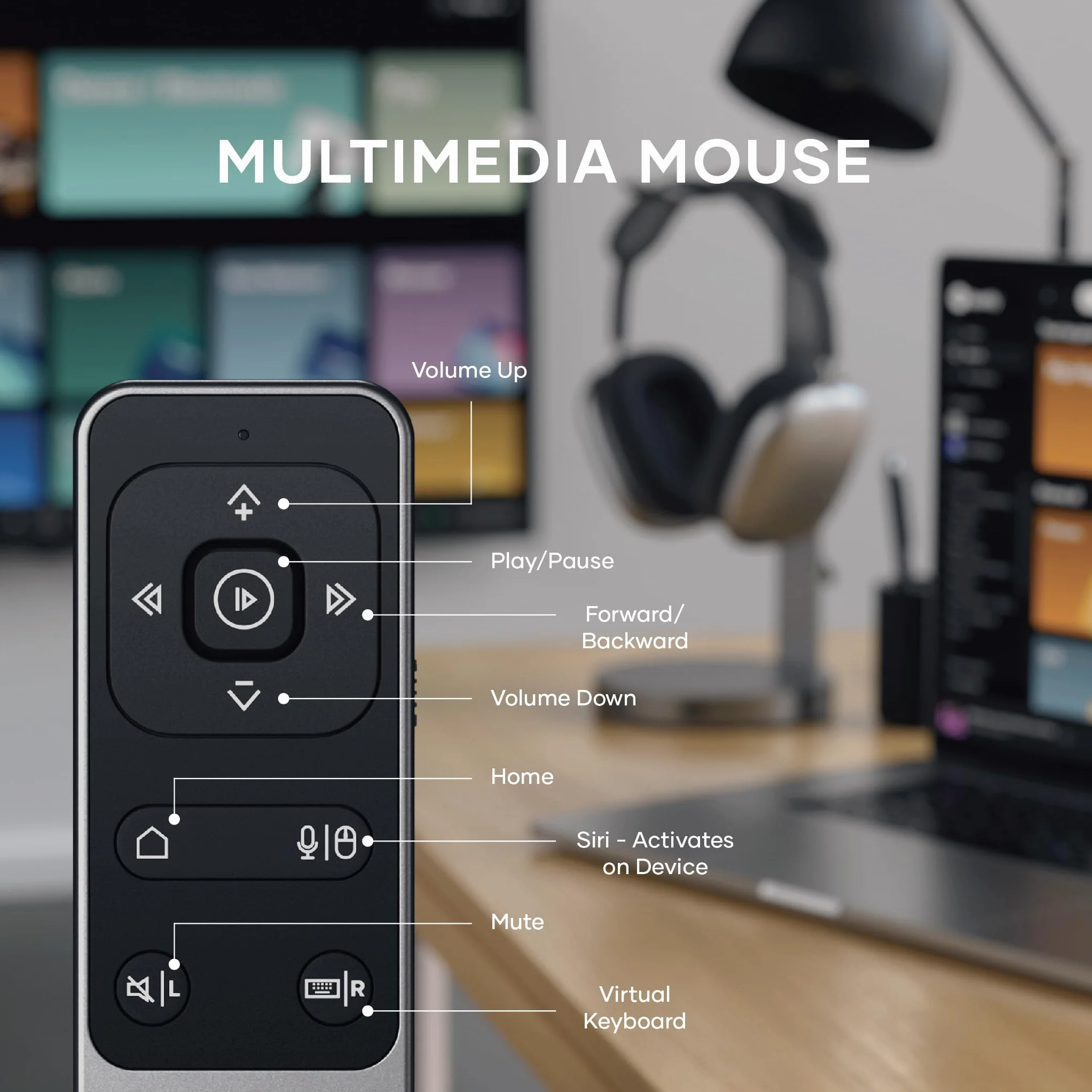 SATECHI Pilot multimedialny Bluetooth R2 USB-C do MacBook Air Pro Neo Mini iPad iMac