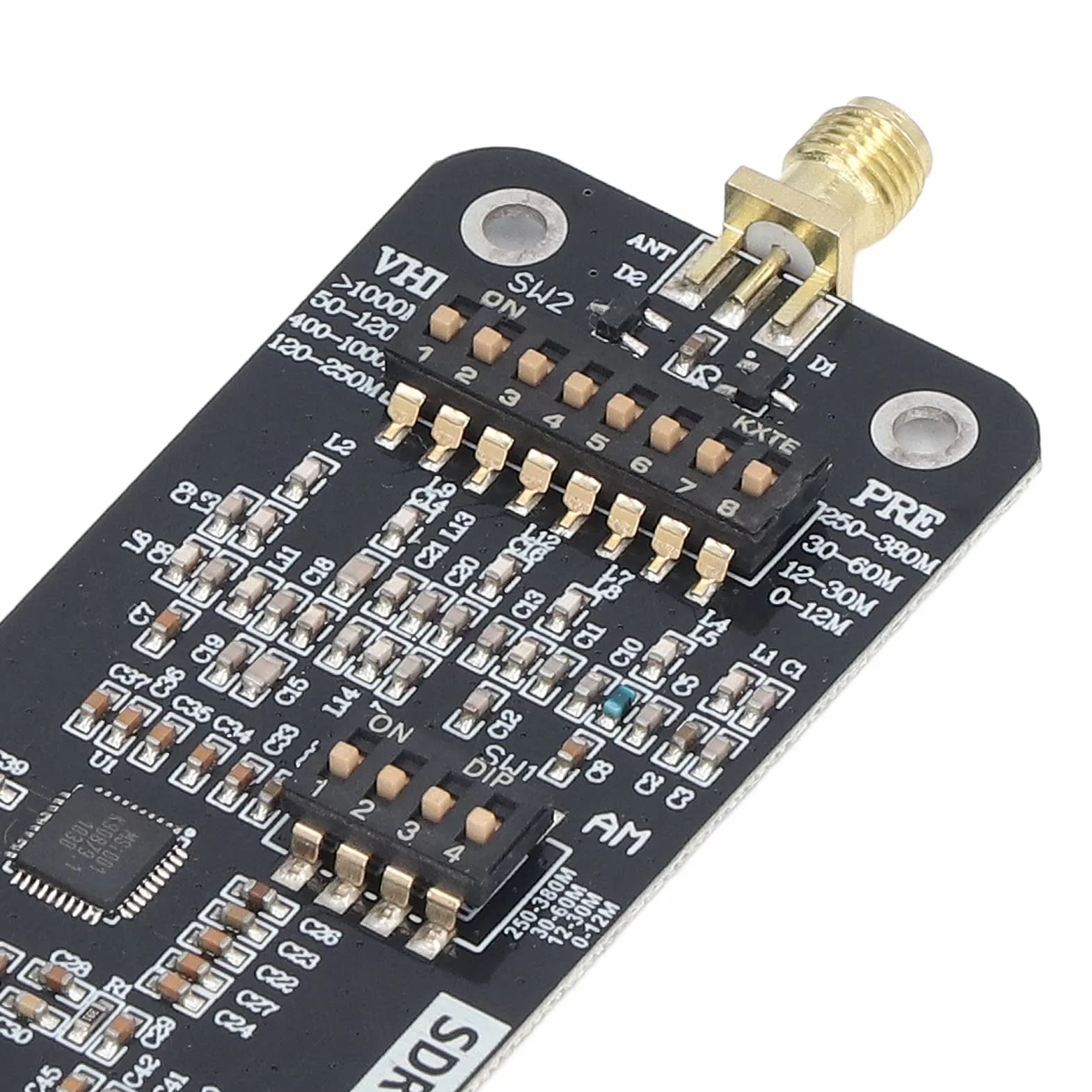Odbiornik SDR, RSP1 12-bitowa Płyta Modułu Radiowego Zdefiniowana Programowo 10 KHz 2 GHz Odbiornik Tunera USB Ham Odbiornik Radiowy do Modulacji