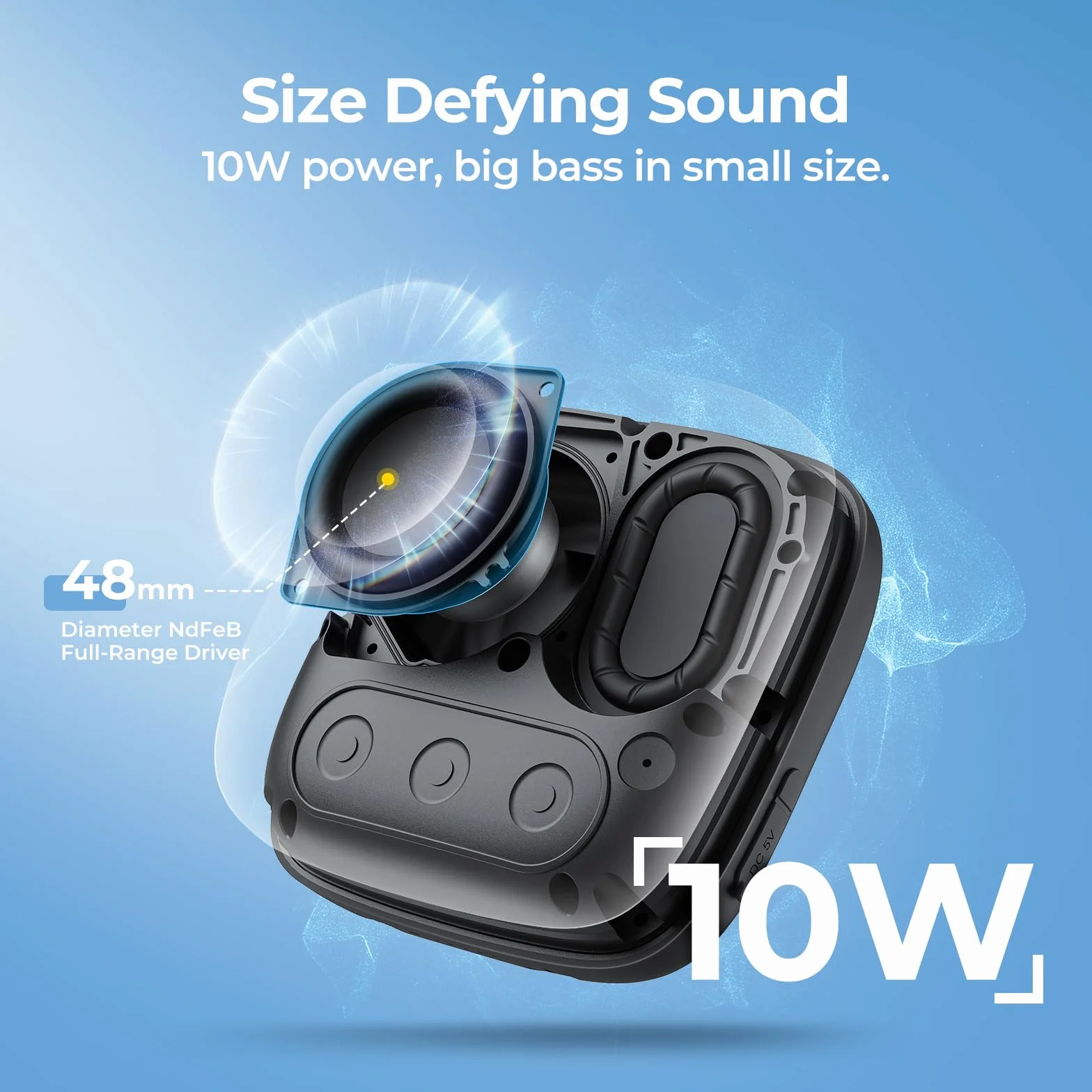 Tribit StormBox Micro 2 Głośnik Bluetooth Przenośny IP67 Wodoodporny XBass