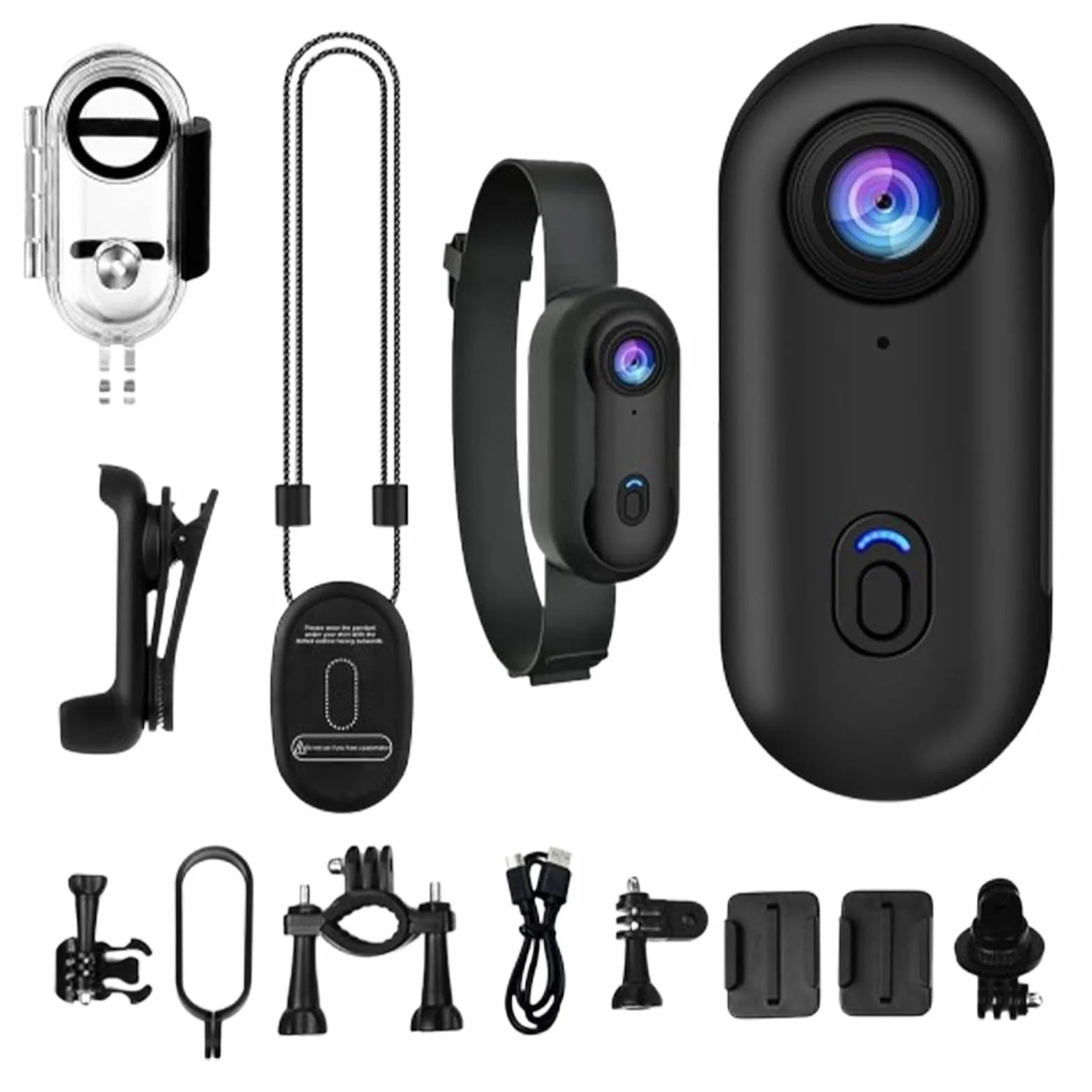 Générique Kciuk Action Camera, Mini kamera sportowa, kompaktowa kamera zewn?trzna, wodoodporne urz?dzenie do blogowania, motocyklowy, rejestrator podró?y, przeno? kamera sportowa