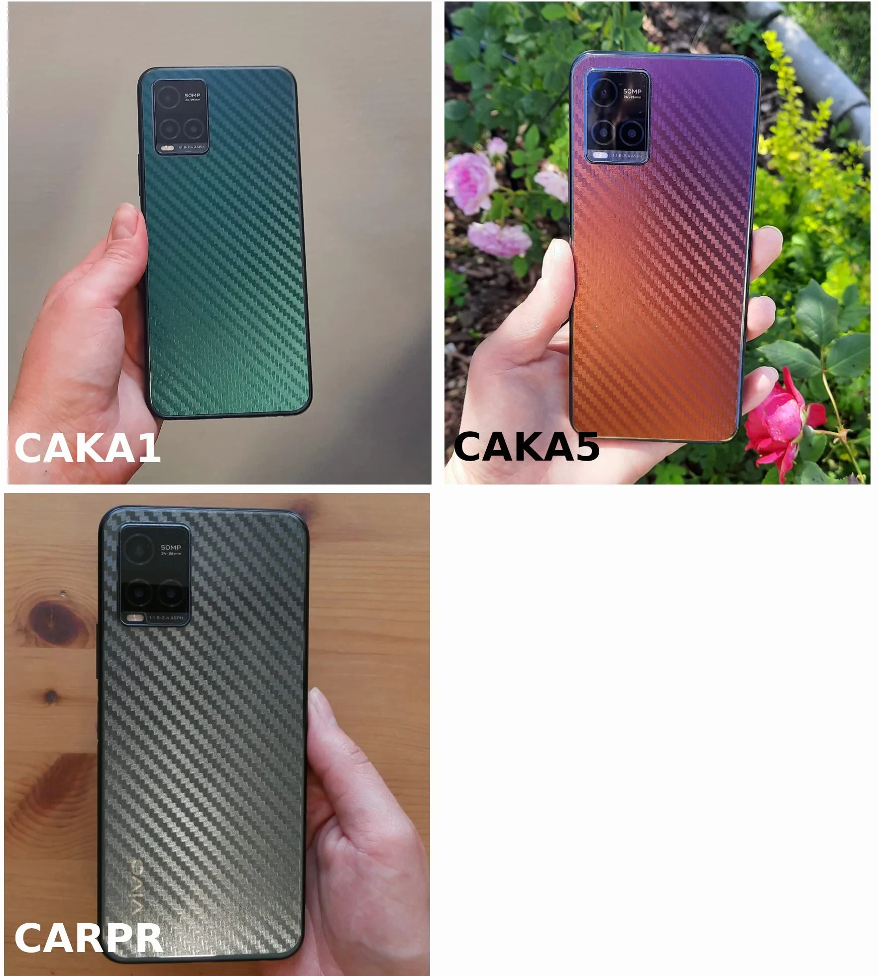 apgo Skins folia naklejka skórka strukturalna na TYŁ do Samsung Galaxy S23+ Plus - Carbon Czarny