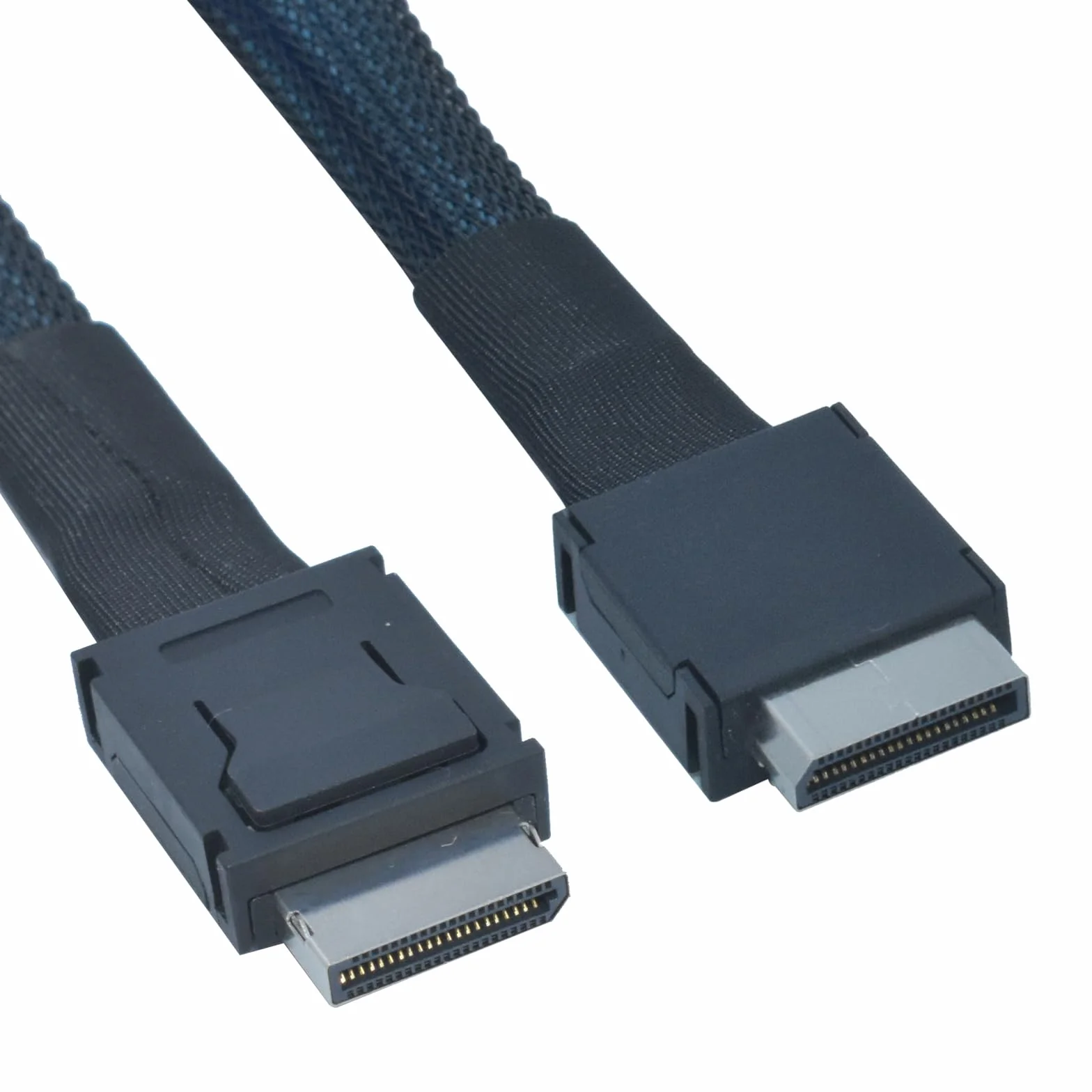 Oculink Kabel PCIe 4.0 SFF-8611 4i męski przedłużacz do Oculink eGPU onexGPU Mini PC SSD, 150 cm