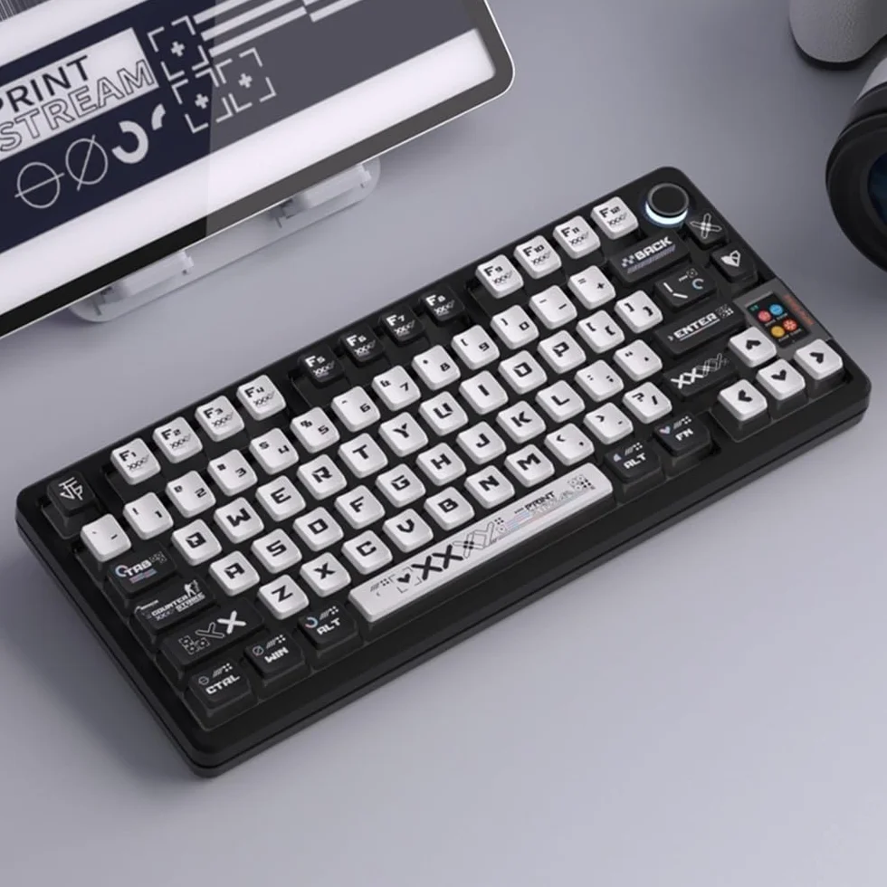 Ducky PrintStream Translucent Keycaps, Mechanical Gaming Keyboard CSGO OEM Profile PBT+PC Keycap