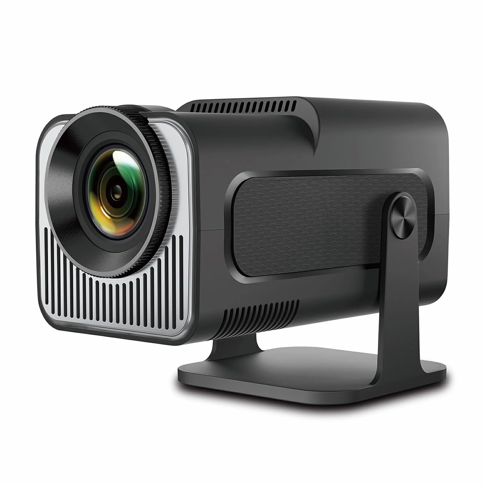 Mini przenośny projektor HY320, mini projektor 4K, inteligentny projektor 200 ANSI z systemem Android 11.0, automatyczną korekcją trapezu, Wi-Fi 6 i Bluetooth 5, ekran 30"-130", obrót o 180°