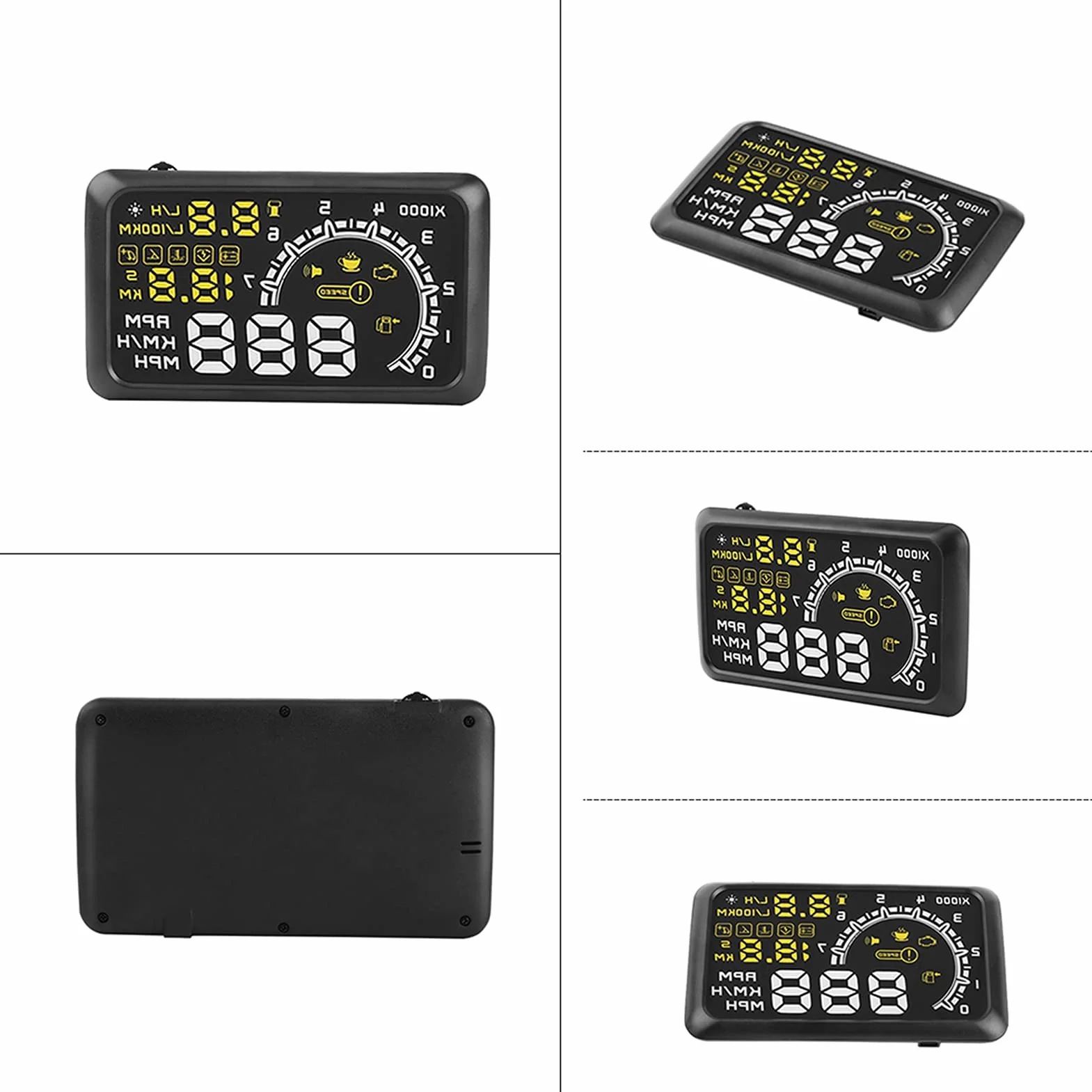 Wyświetlacz Head Up Wielofunkcyjny Auto Car OBD II HUD Wyświetlacz Head Up 5.5 ''Ekran Projektor LED System Ostrzegania o Prędkości,wystawa samochodu