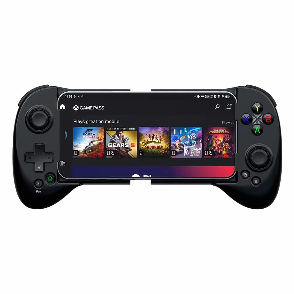 ShanWan Kontroler do smartfona Android iOS regulowaną wysokością joysticka Xbox Cloud Steam Link GeForce NOW MFi Arcade Game