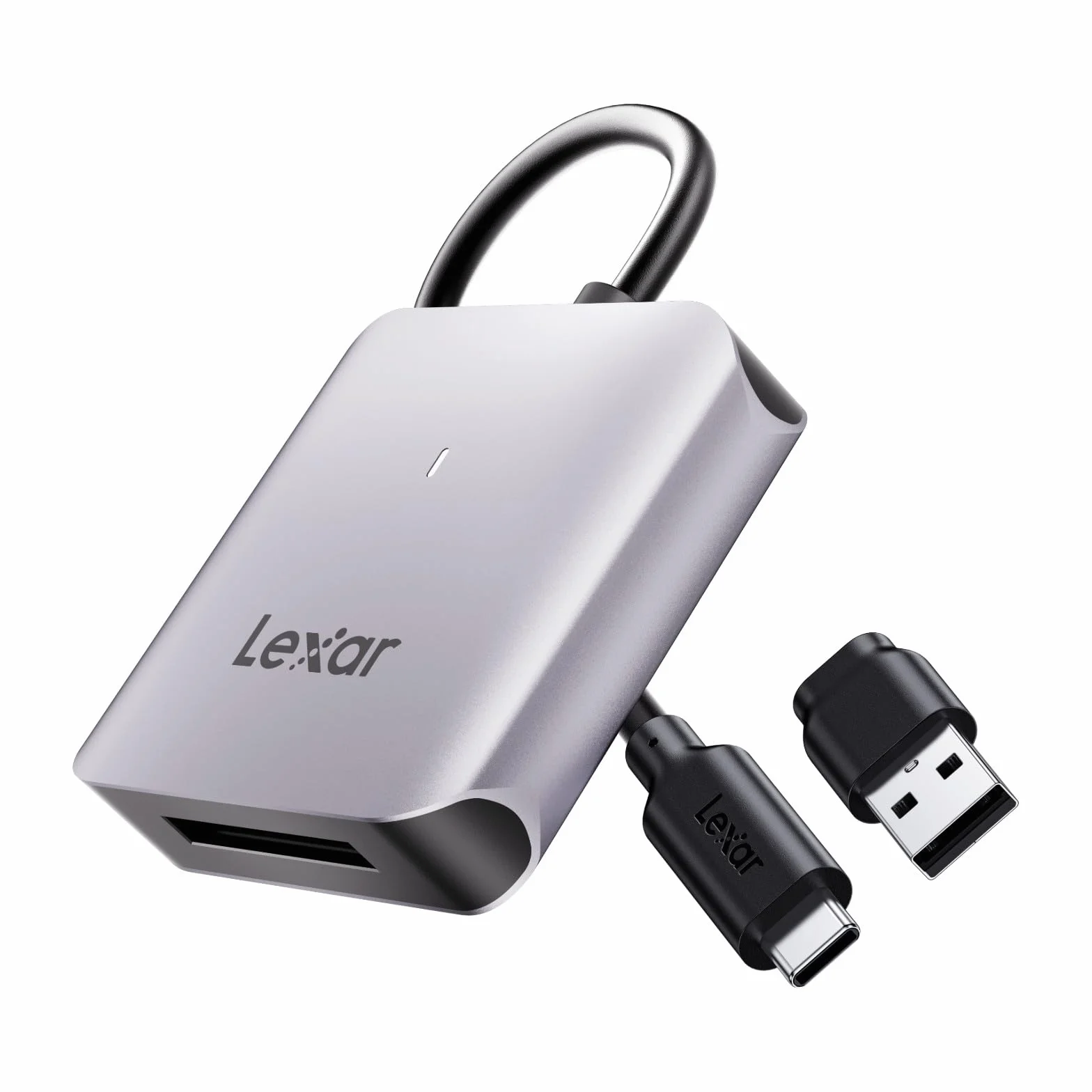 Lexar RW510 Czytnik Kart CFexpress Typu B, do 10Gbps, USB 3.2 Gen 2 czytnik Karta CFe Typu B Kart Pamięci, Czytnik Kart CF Zawiera Kabel USB typu C (LRW510U-BNHNG)