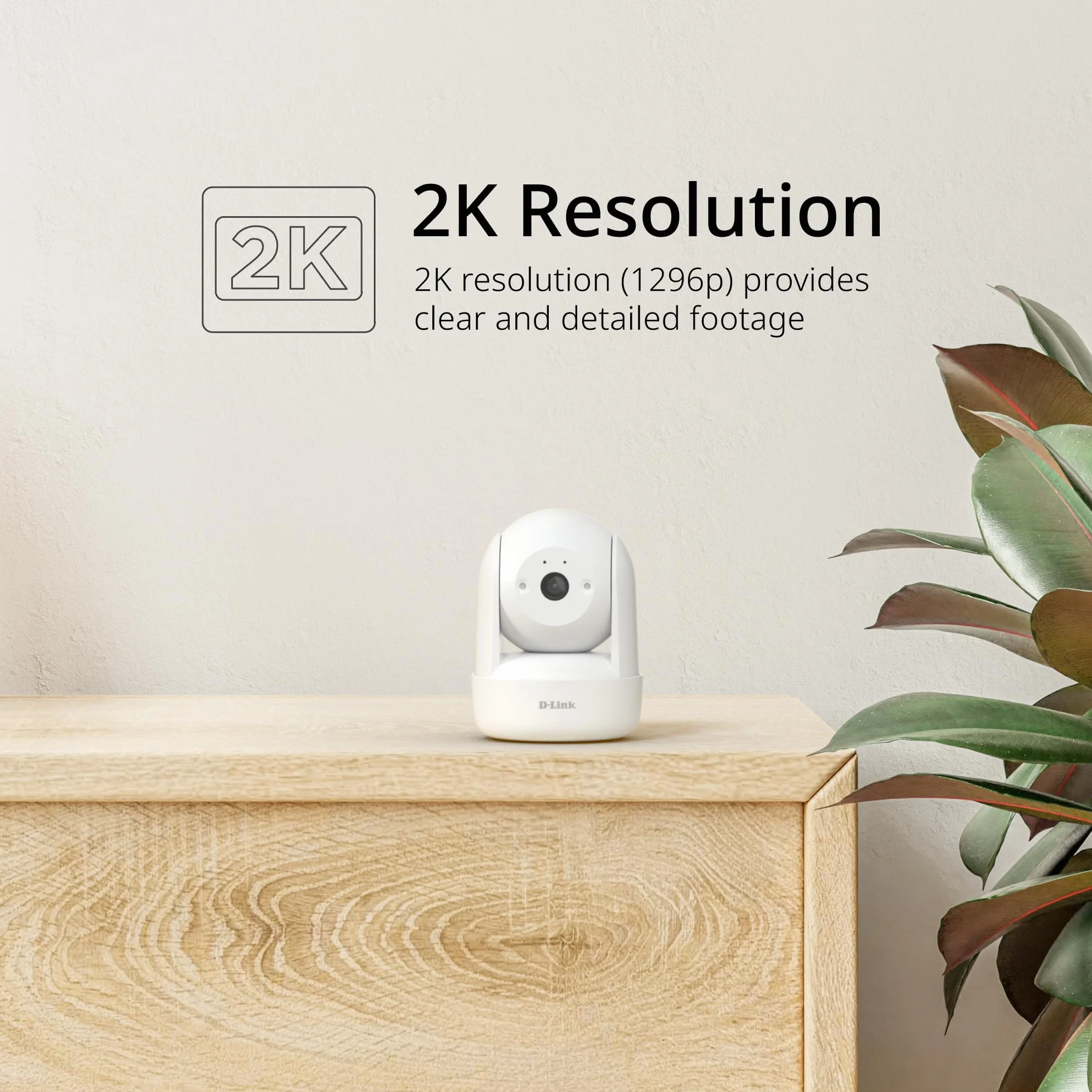 D-Link DCS-6501LH 2K Pan & Tilt Wi-Fi kamera 1296p noktowizor nagrywanie SD chmura wykrywanie dźwięku ruchu dwukierunkowy dźwięk zdalny dostęp