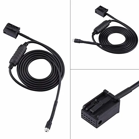 Żeński pomocniczy kabel adaptera audio AUX do E85 E86 Z4 CD X3 E83 12-pinowa linia do iPoda