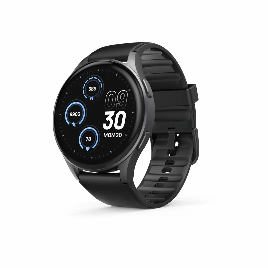 Hama Smartwatch 8900 GPS AMOLED 1.43 czarny wodoodporny smart zegarek fitness