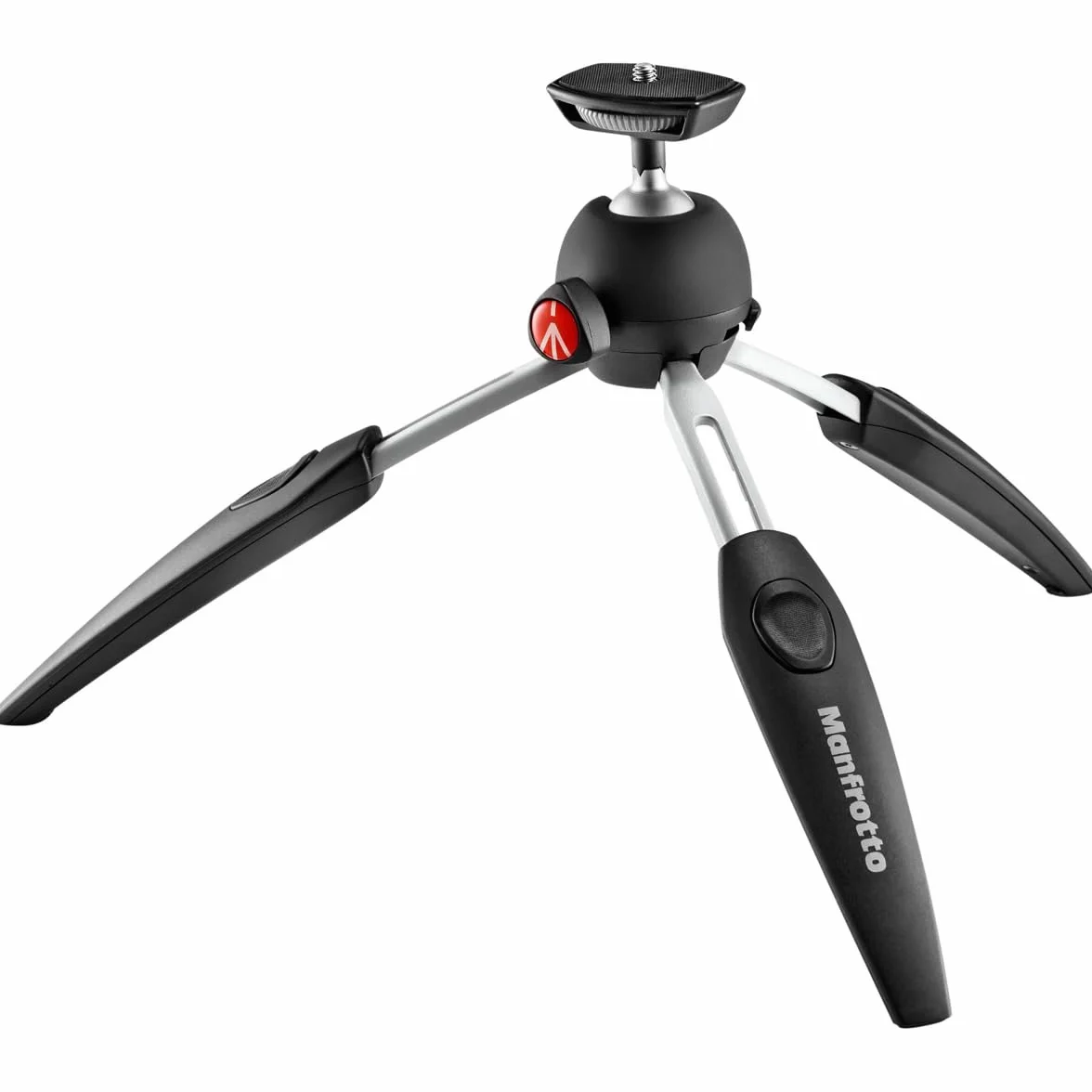 Manfrotto PIXI EVO 2 Częściowy Mini Statyw do Aparatów Bezlusterkowych, Czarny, 1 Sztuka