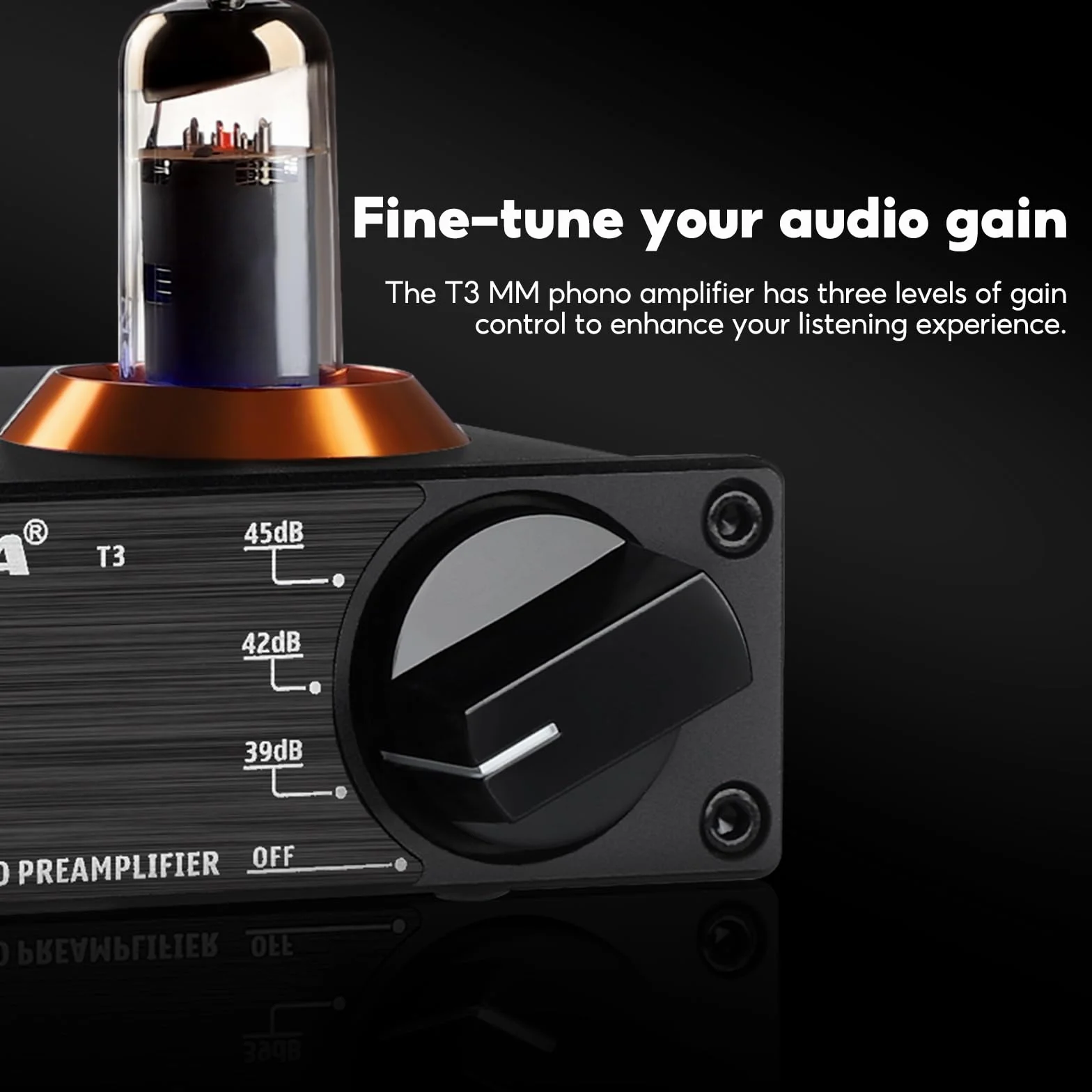 AIYIMA T3 Rurki HiFi MM Phono przedwzmacniacz do gramofonu stereo