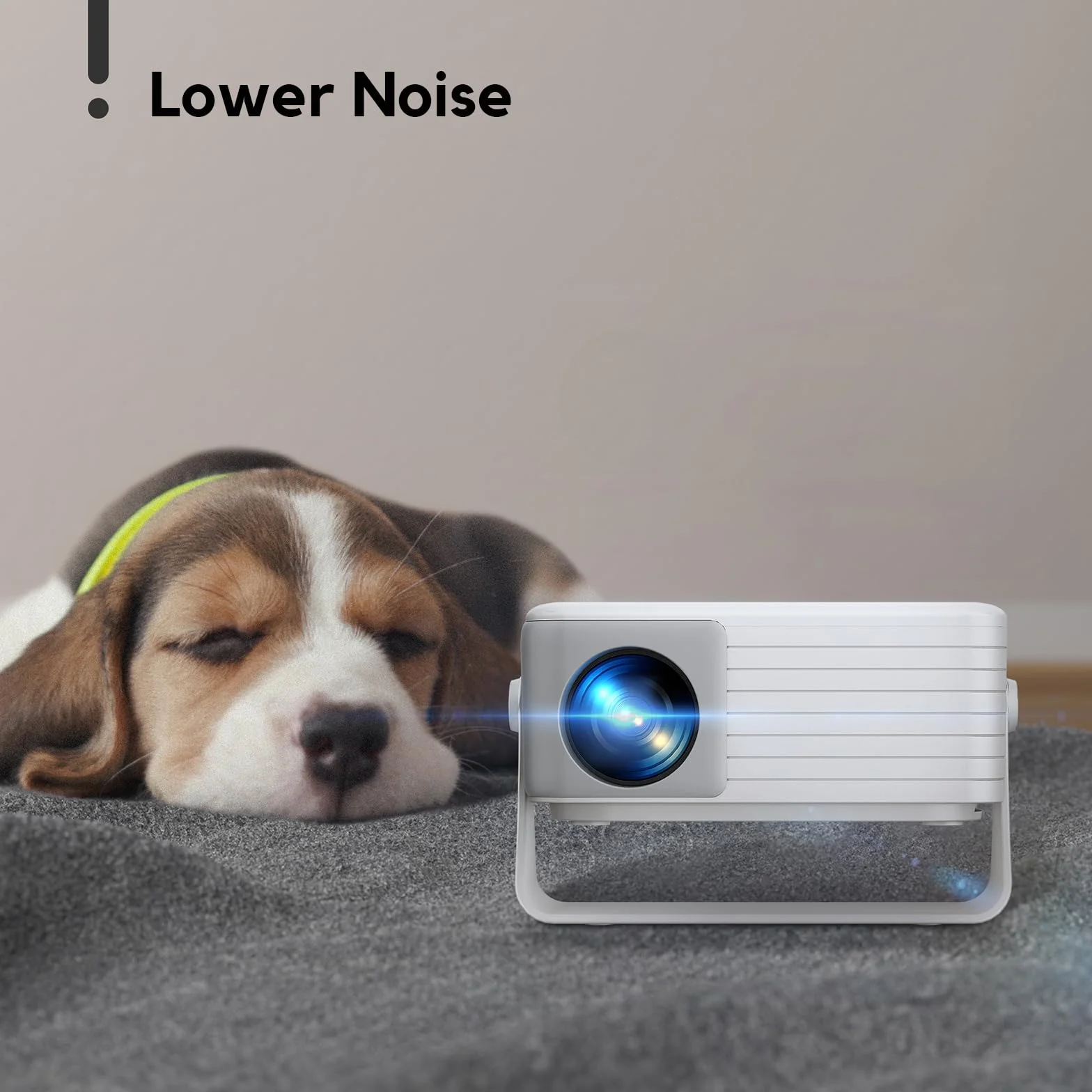 Mini Projector, AKIYO Portable Movie Projector for Outdoor, Support 1080P, ±15° Keystone, Max 120" Screen, for Kids, Young, Gift, Compatible with Smartphone, Computer, TV Stick, U Disk, Speaker