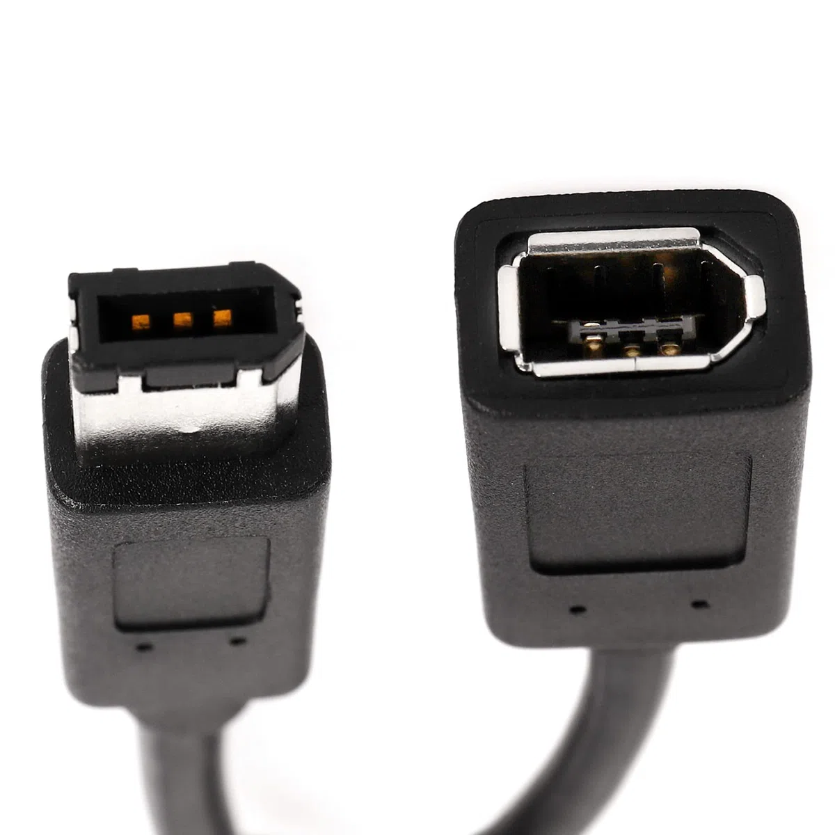 IEEE 1394 6Pin ?e?skie do 1394 6Pin m?skie Firewire 400 do 800 kabel adapter do przesy?ania danych kabel konwertera kompatybilny z MacBook Pro Mac Mini czarny 22cm