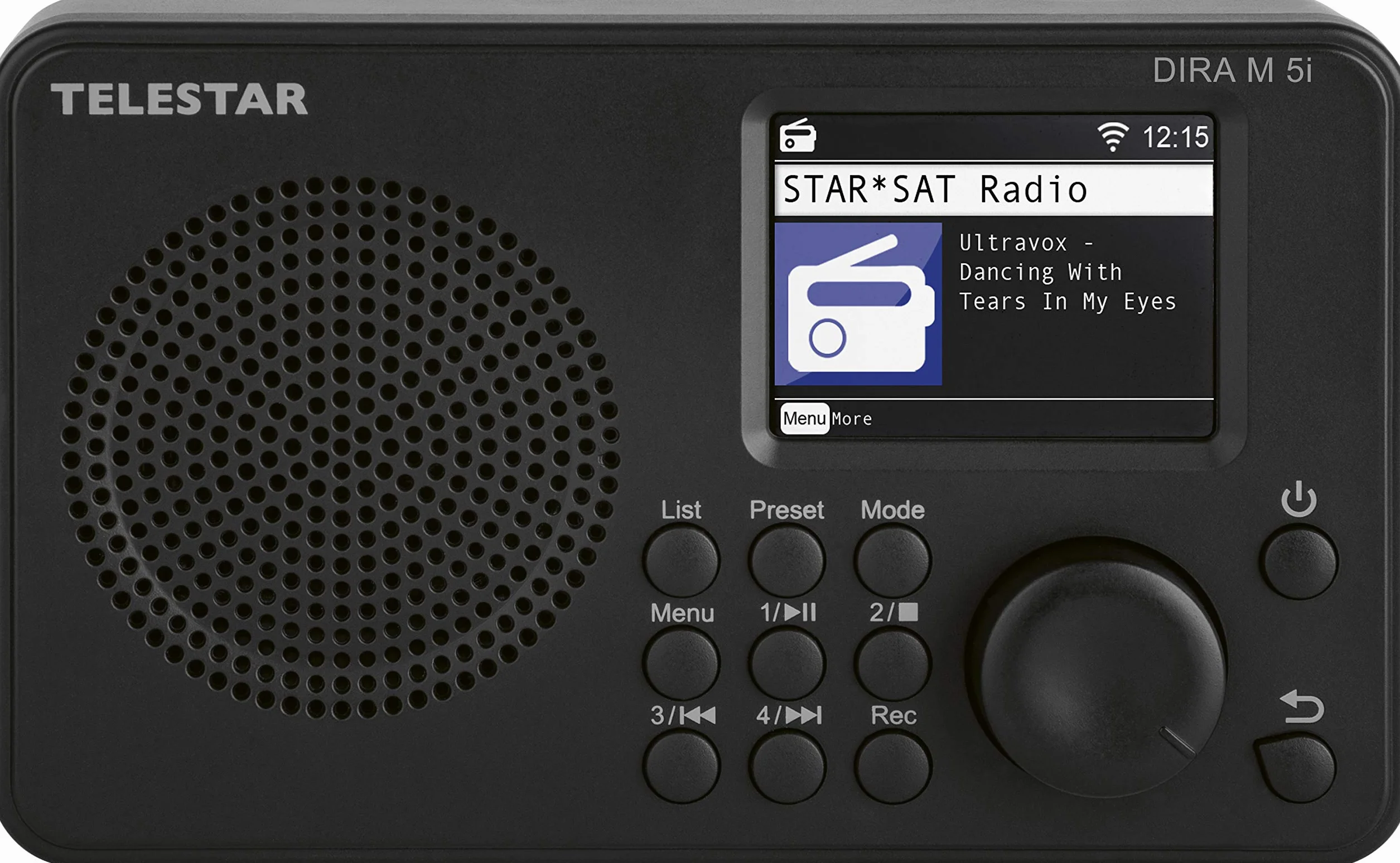Telestar DIRA M 5i radio internetowe (kolorowy wyświetlacz TFT, UPnP i USB Media-Playback, budzik, Bluetooth 5.1, zdalne sterowanie za pomocą aplikacji Soundmate)