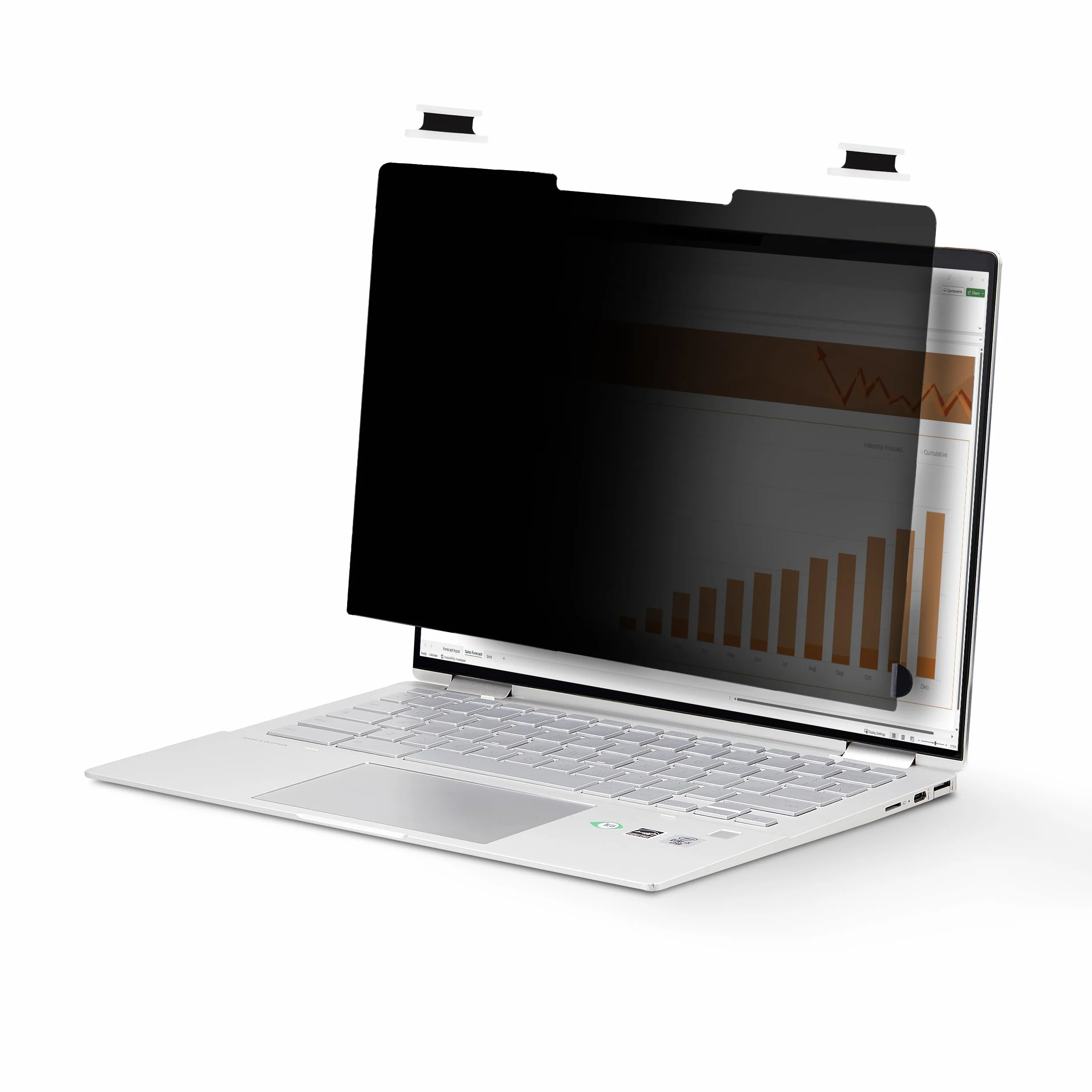 StarTech.com 13,5" ekran dotykowy 3:2, filtr prywatyzujący do laptopa, z klapką