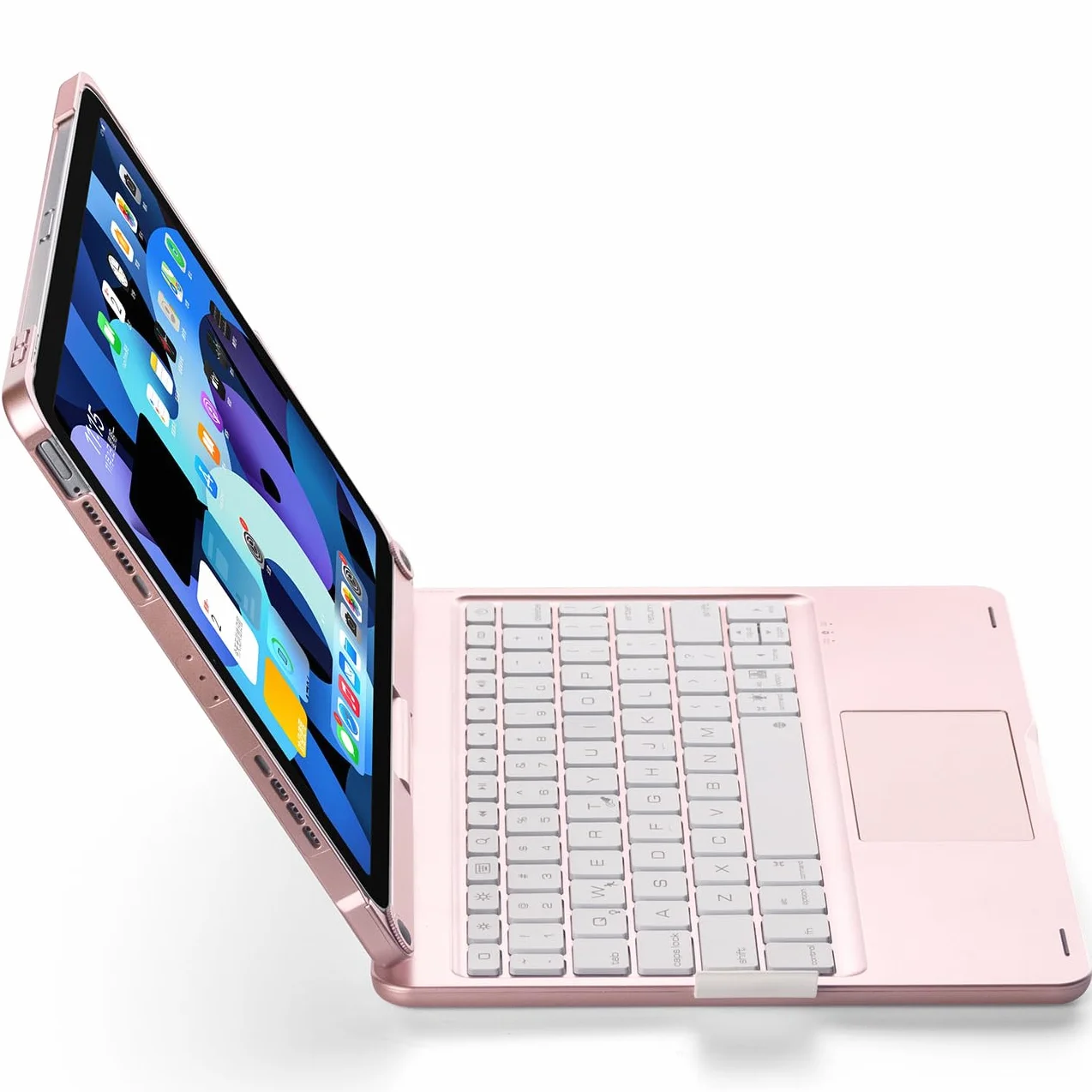 Etui z klawiaturą do iPada Air 4 | Air 5 | Air 11 cali (M2) | Air 11 cali (M3) | Air 11 cali (M4), obracany o 360 stopni touchpad, podświetlana klawiatura