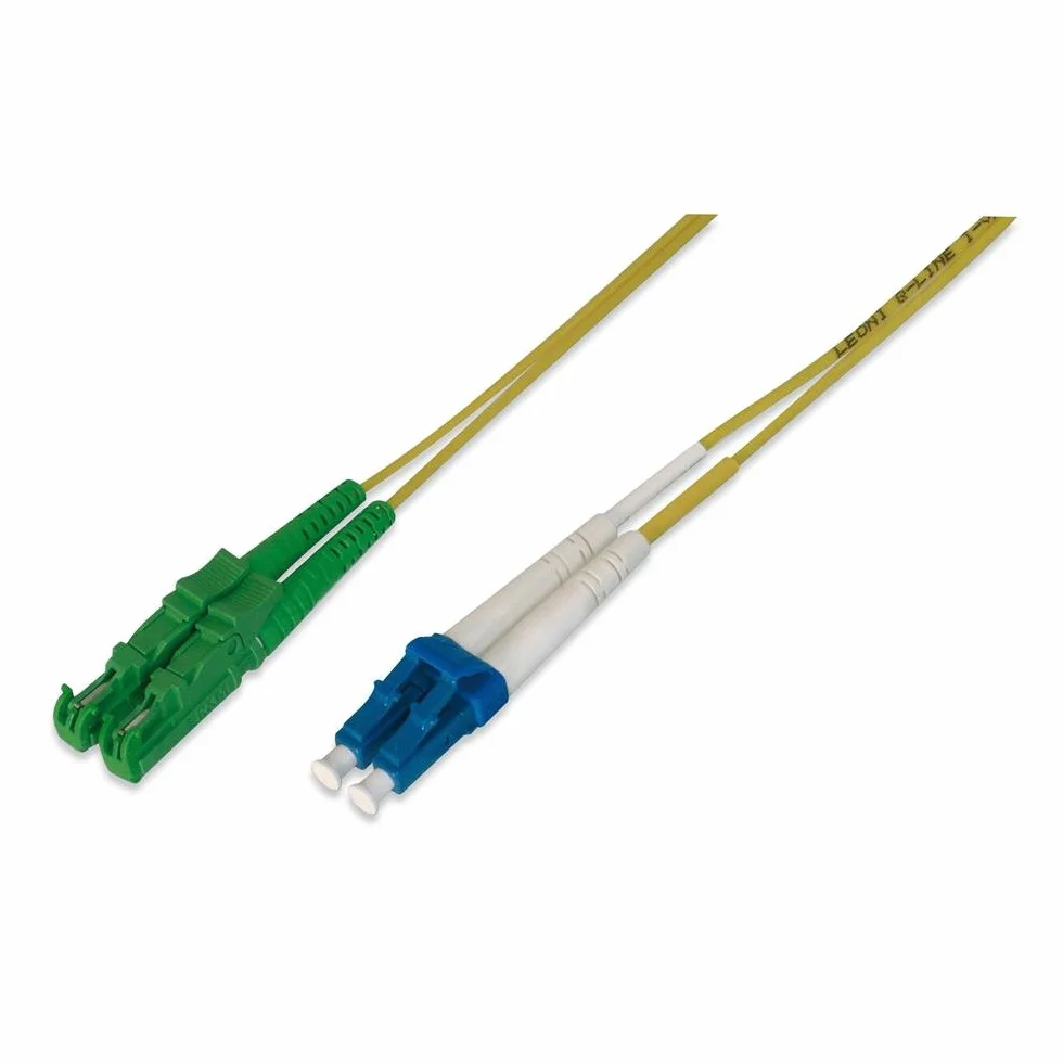 DIGITUS AL-9E2000LC-03I – Kabel Światłowodowy OS2 – 3 m – E2000 (APC) do LC (UPC) – Dupleksowy – 1/10 Gbit/s – SM Jednomodowy Światłowodowy Kabel LAN – Typ Włókna: 9/125 µ – Żółty (Yellow)