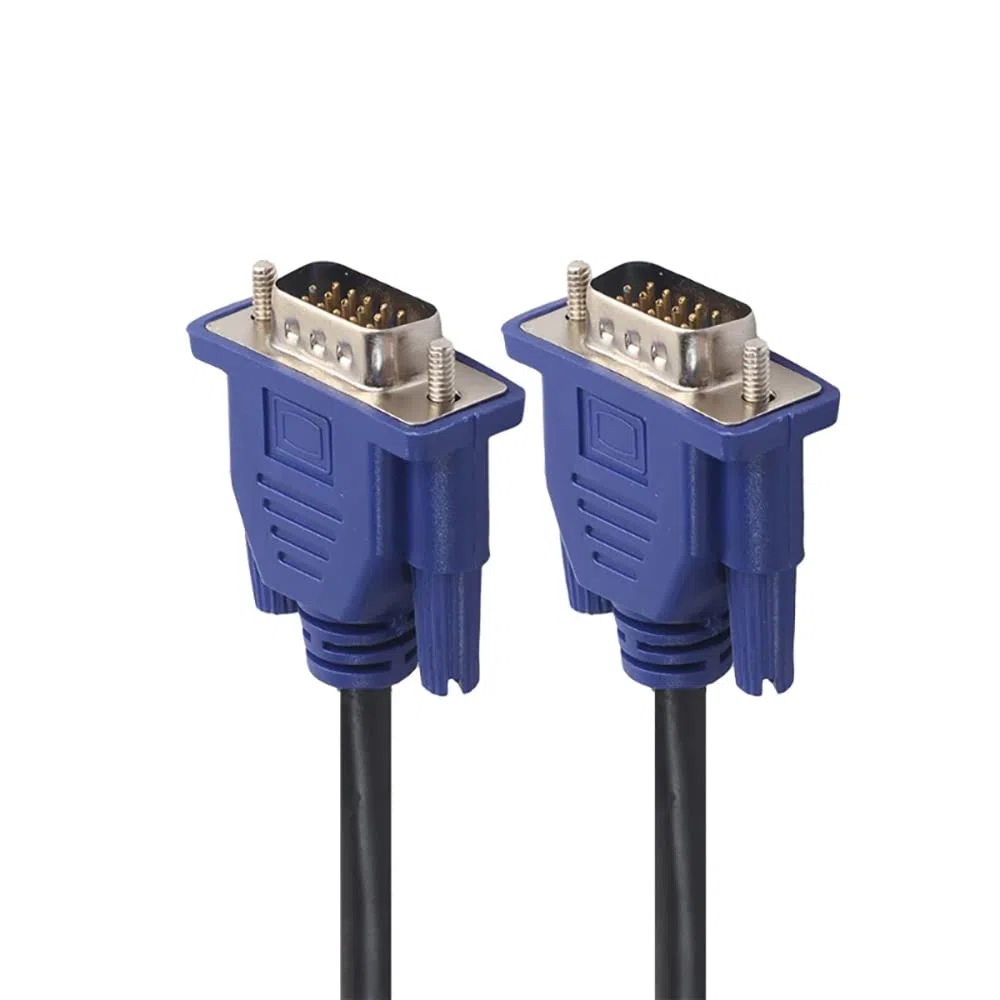Retoo Kabel do monitora VGA, VGA na VGA 1,4 m, wtyczka do wtyczki, kabel przedłużający do monitora komputerowego, kompatybilny z HDTV, wyświetlaczami, projektorami, D-SUB obsługuje Full HD 1080P