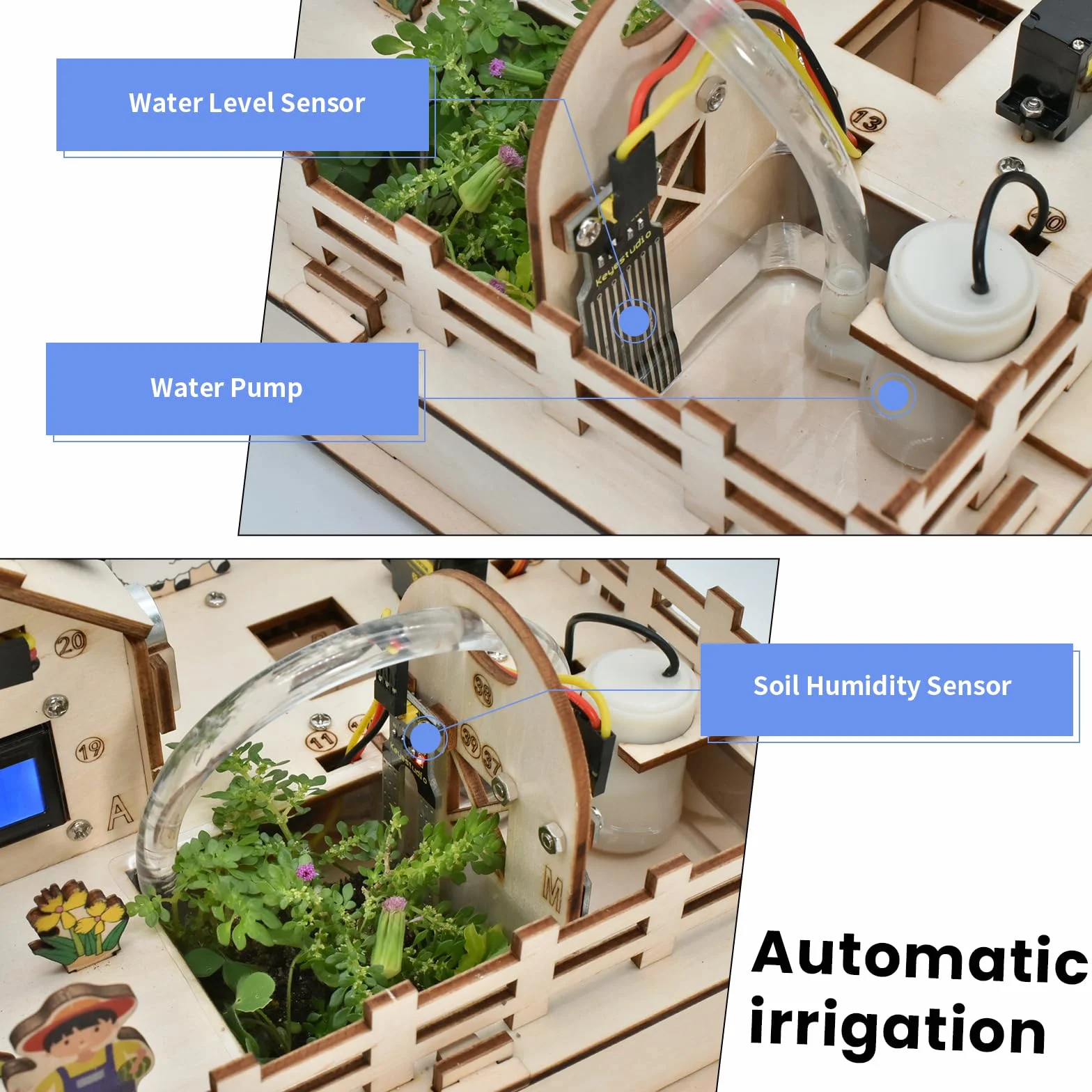 KEYESTUDIO IoT Control Smart Farm zestaw startowy do Arduino ESP32 Kit